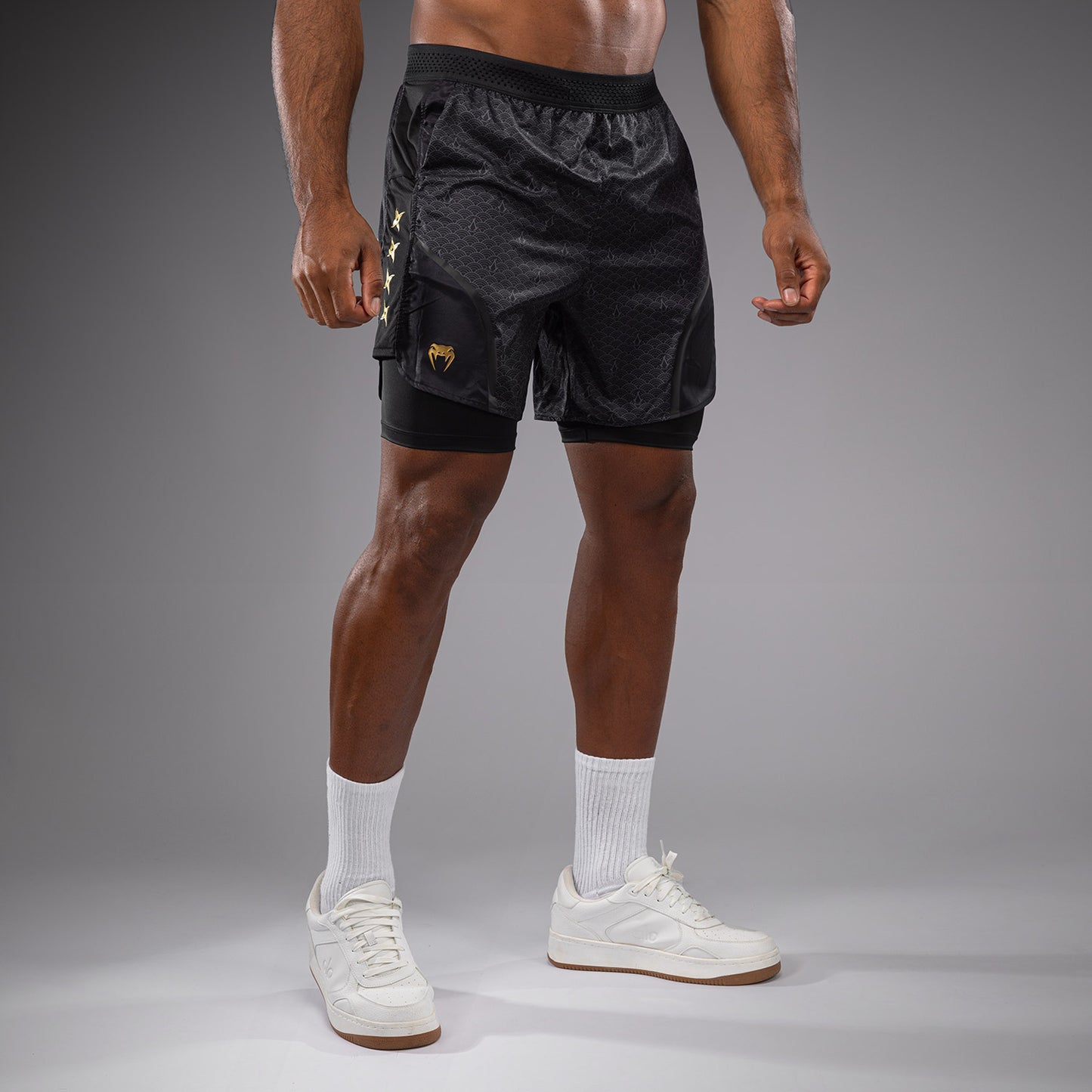 Venum x Assassin's Creed Shadows Training Short - Black/Gold