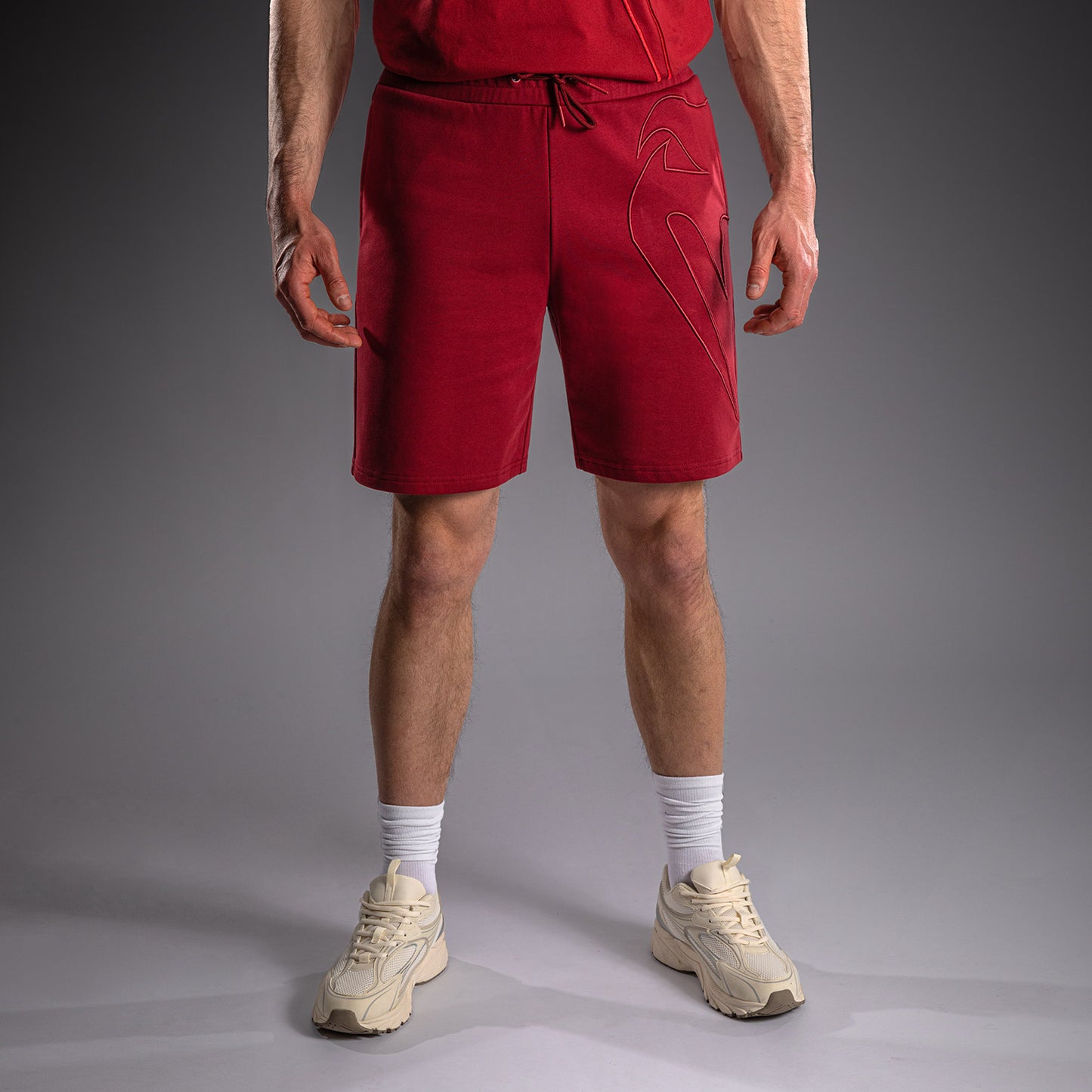 Venum Giant 3D Cotton Shorts - Red