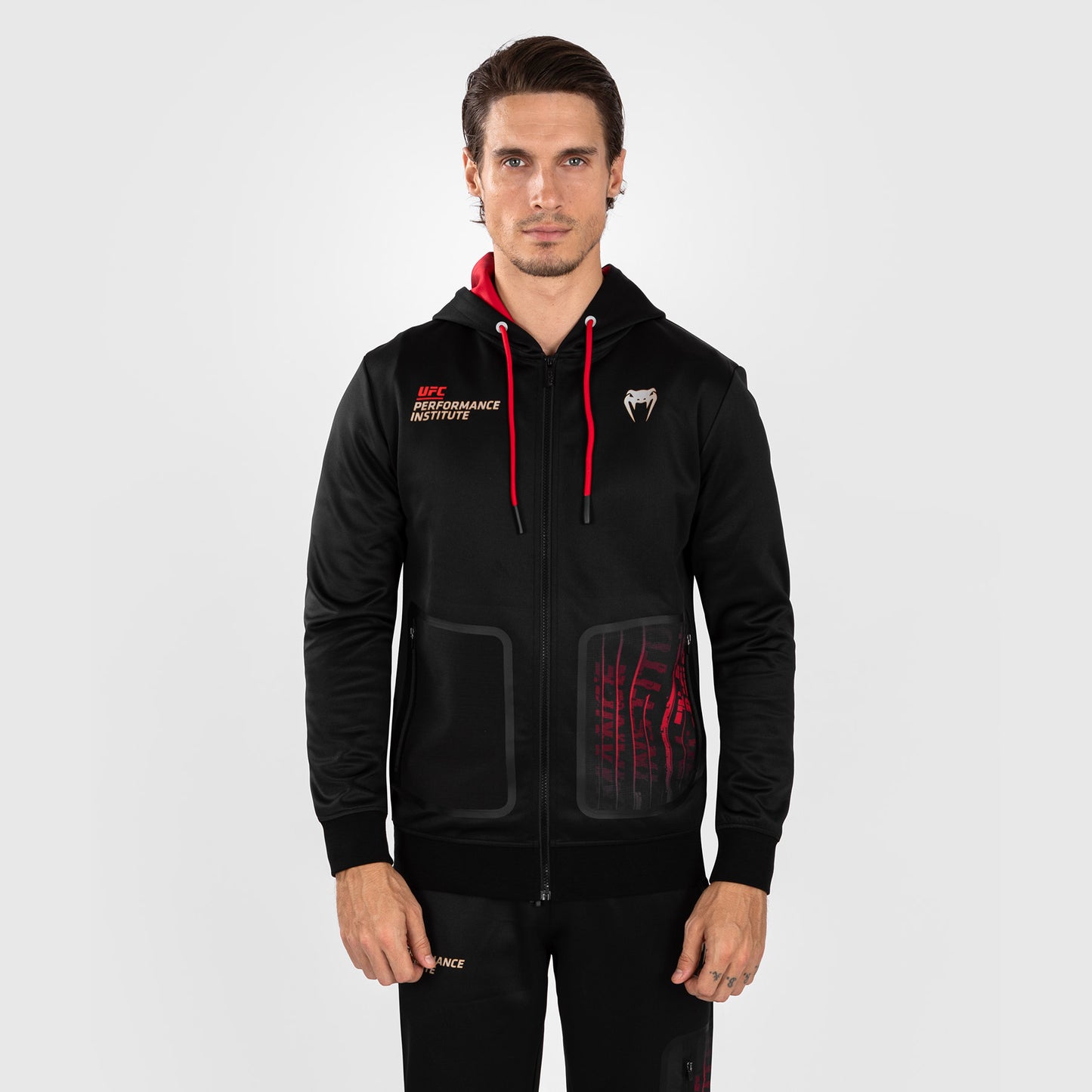 UFC Venum Performance Institute 2.0 Men’s Zip Hoodie - Black/Red