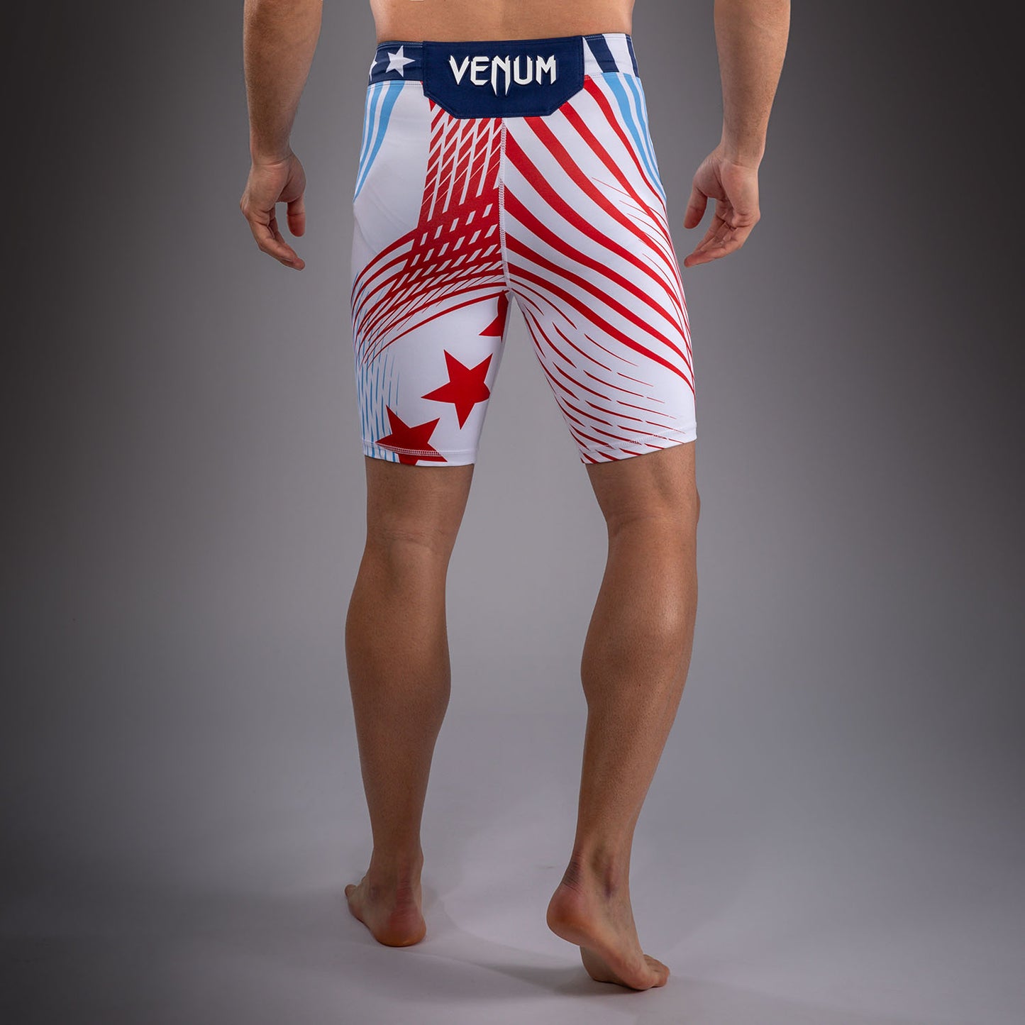 Men's UFC Freedom 250 by Venum White Custom Authentic Fight Night Vale Tudo Short