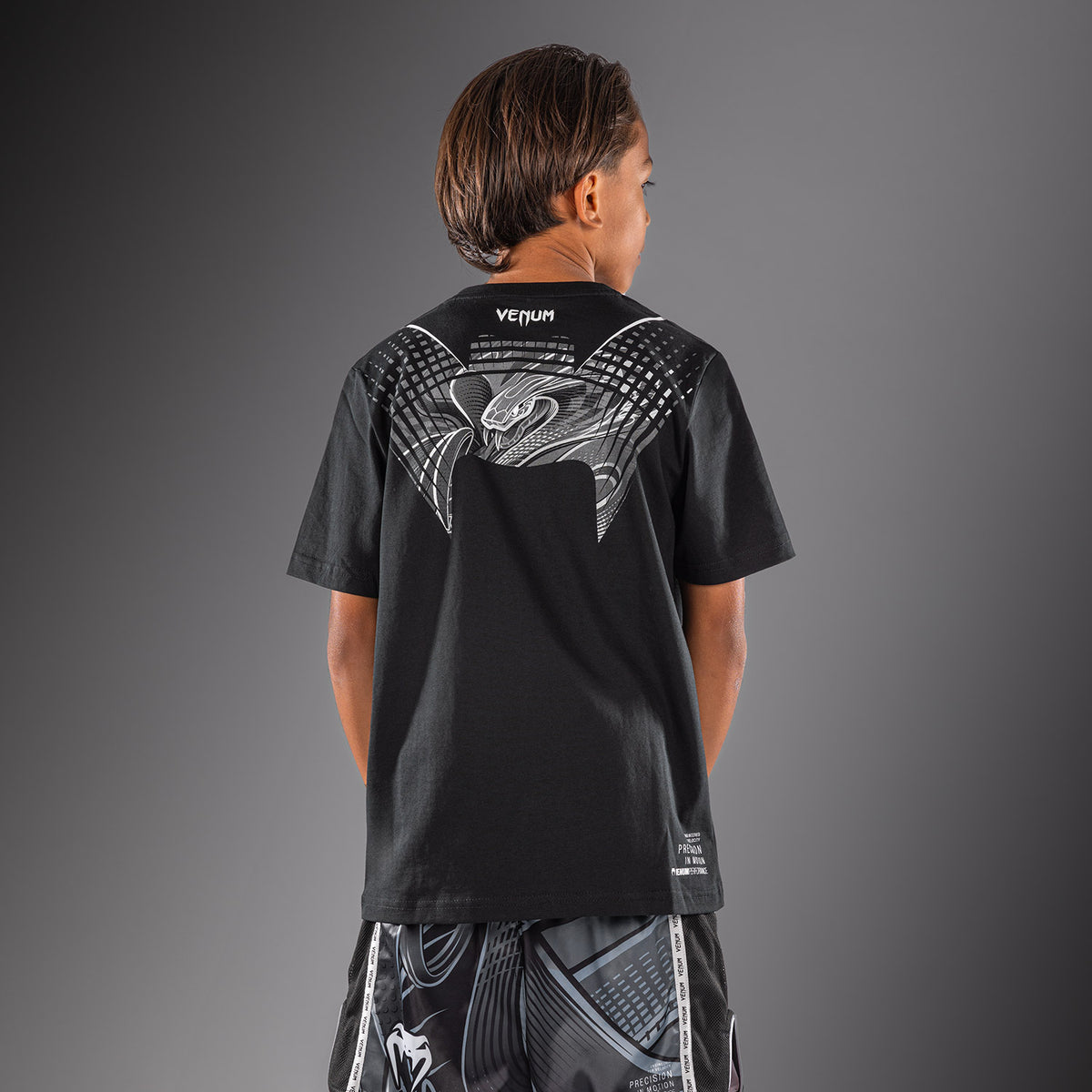Venum Crimson Viper 2.0 Kids T-Shirt - Black/Grey