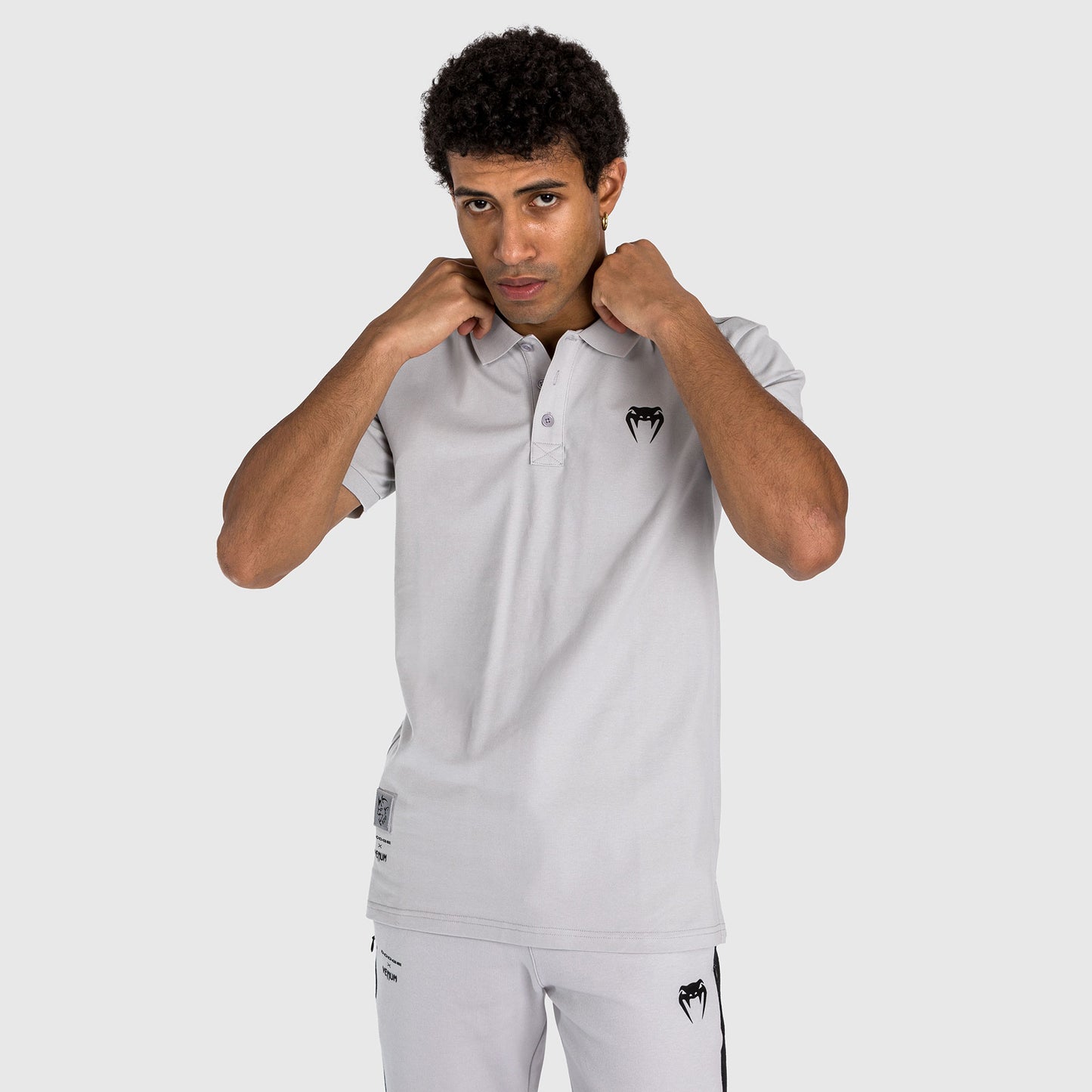 Venum x Dodge Demon 170  Men’s Polo Shirt - Grey