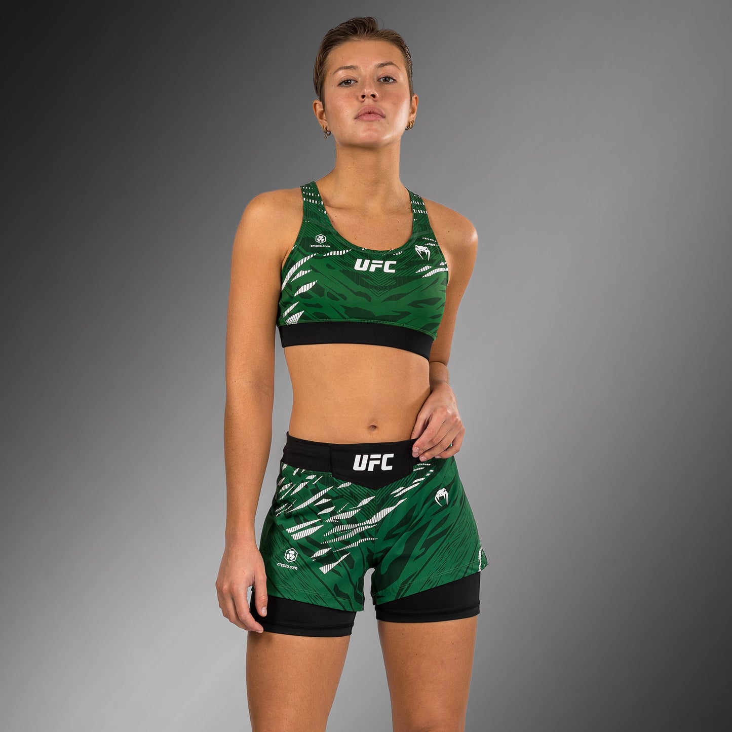 UFC Fusion by Venum Authentic Fight Night Women’s Fight Short - Green