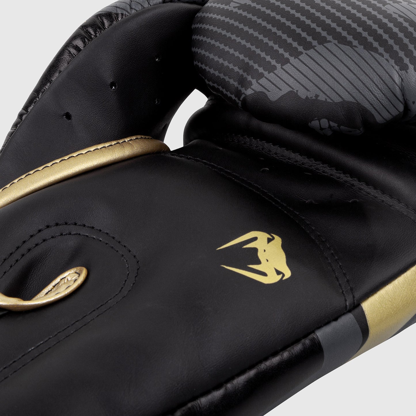 Venum Elite Boxing Gloves - Camo/Gold