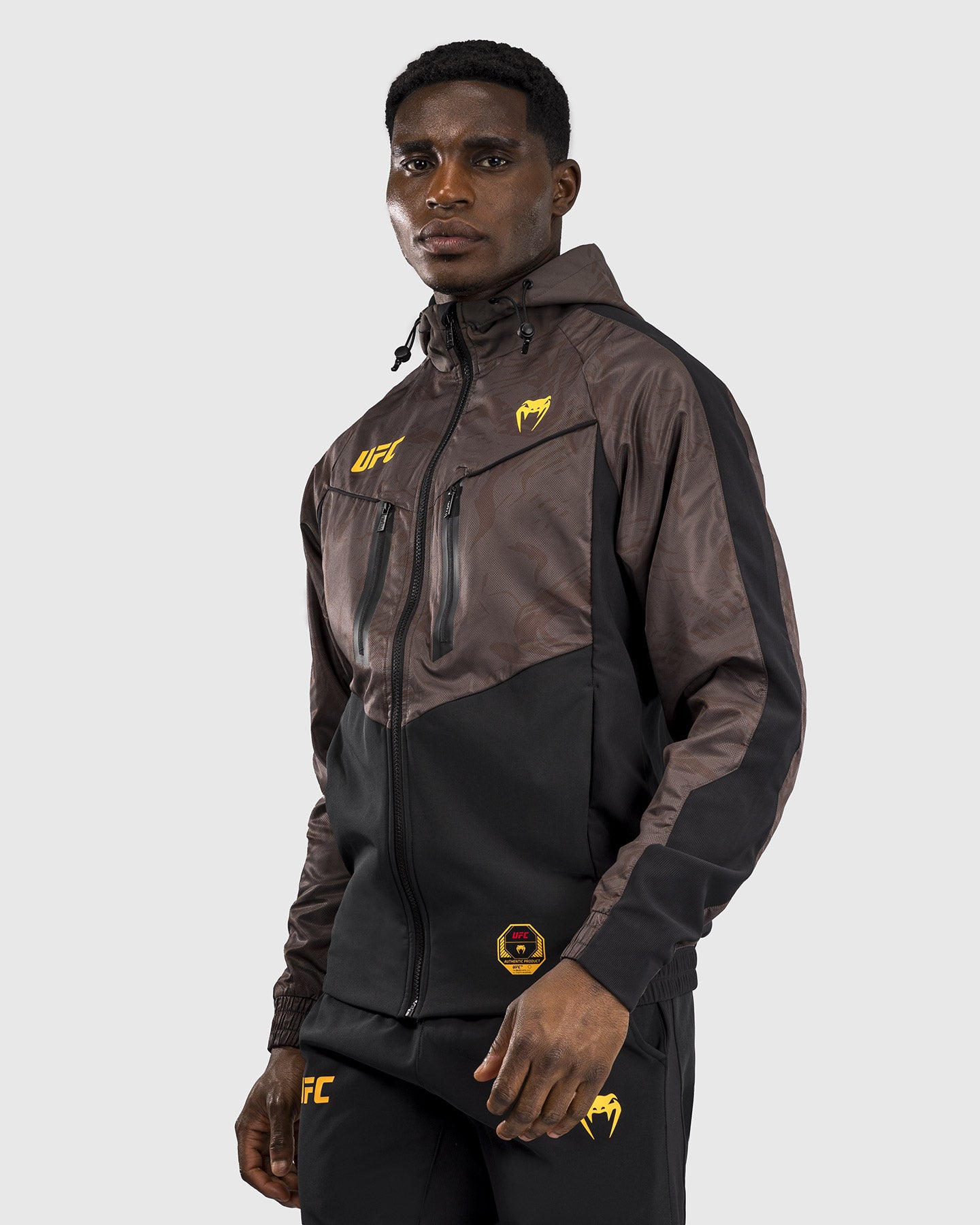UFC Fusion by Venum Fight Week Men's Zip Hoodie - Oceanic