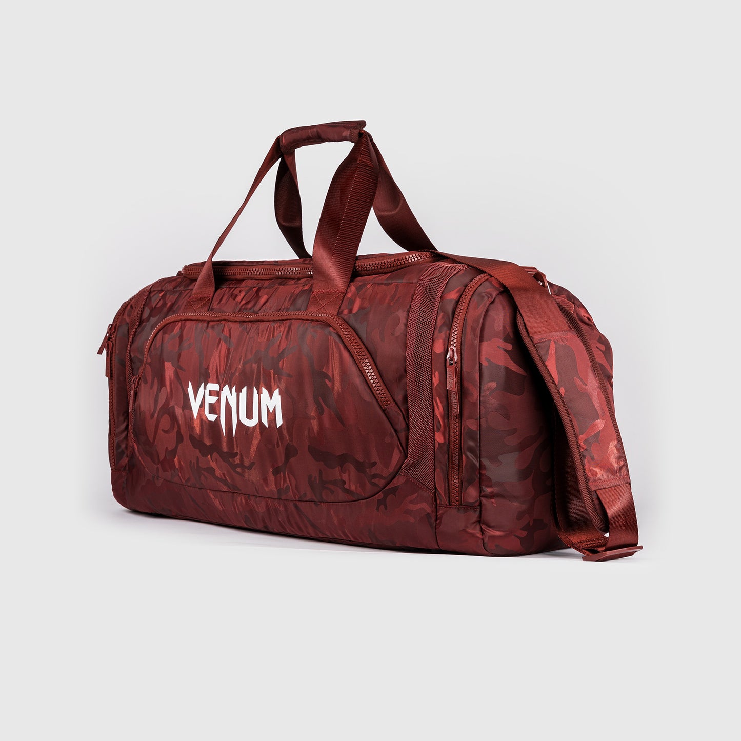 Venum Trainer Lite Sports Bag (48L) - Camo/Burgundy