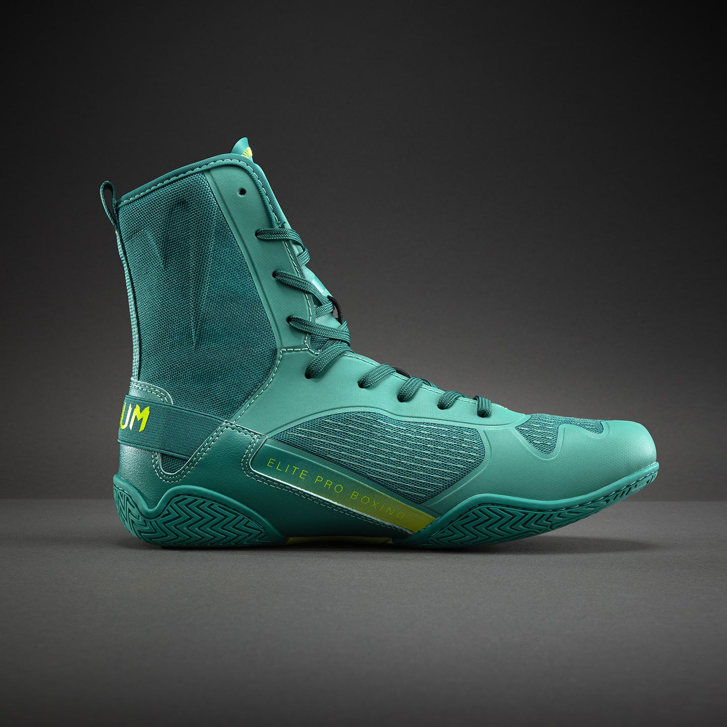 Venum Elite Neo Boxing Shoes - Green/ Neon Yellow