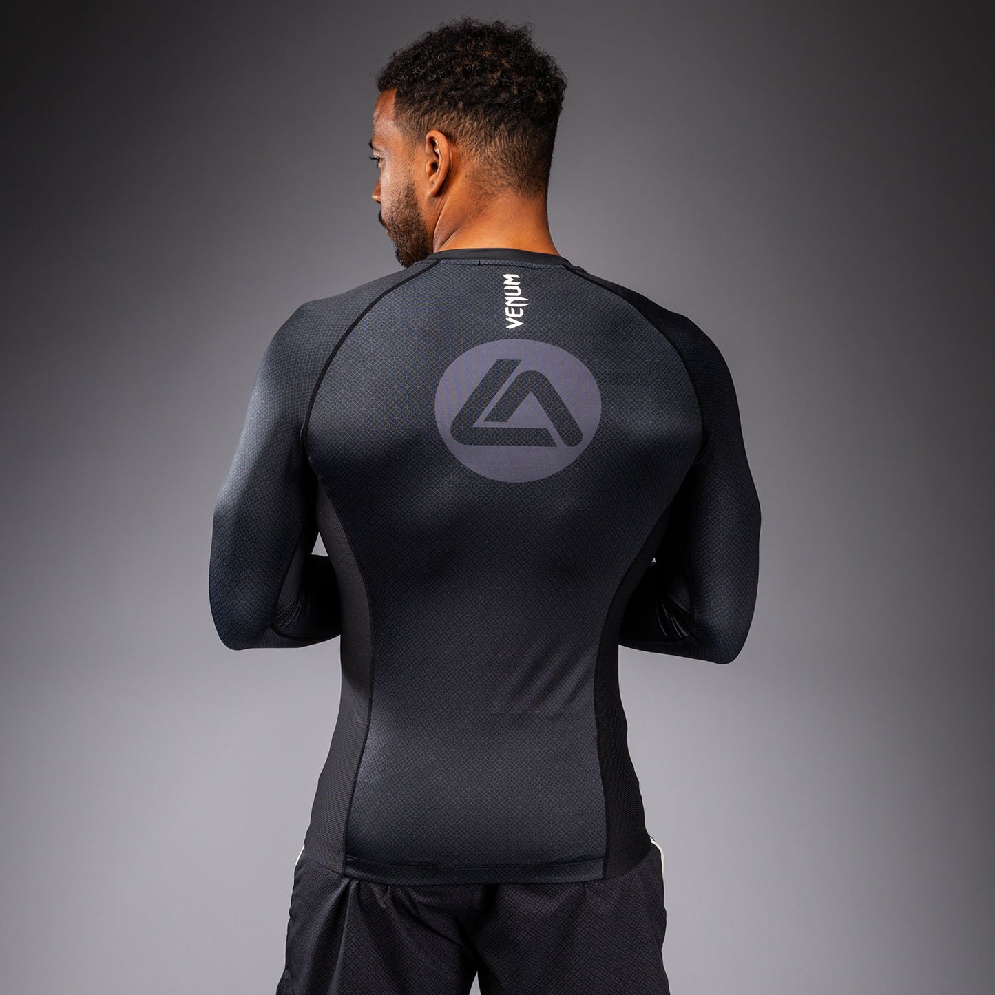 Venum x Roger Gracie Academy Long Sleeve Rashguard - Black