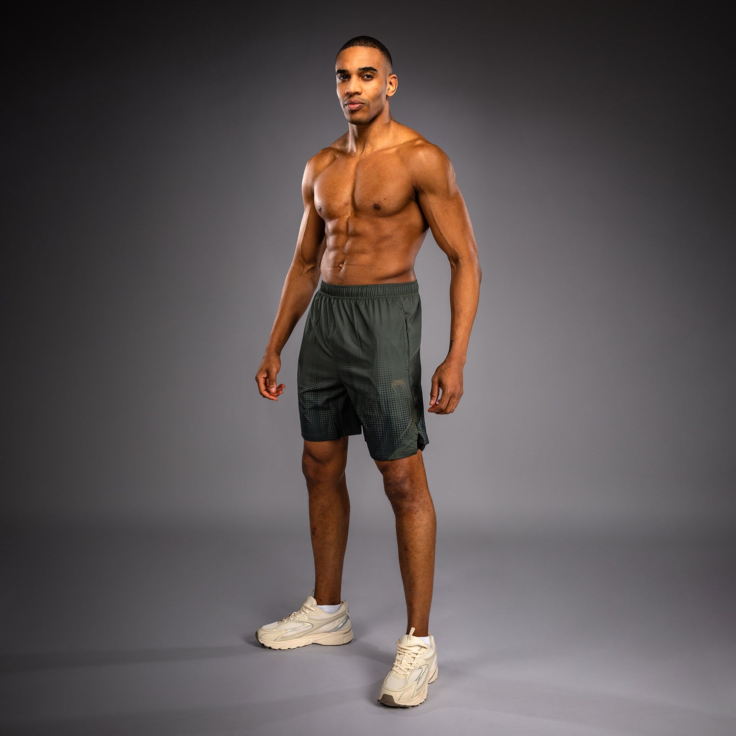 Venum Stealth Training Shorts - Khaki/Dark Green