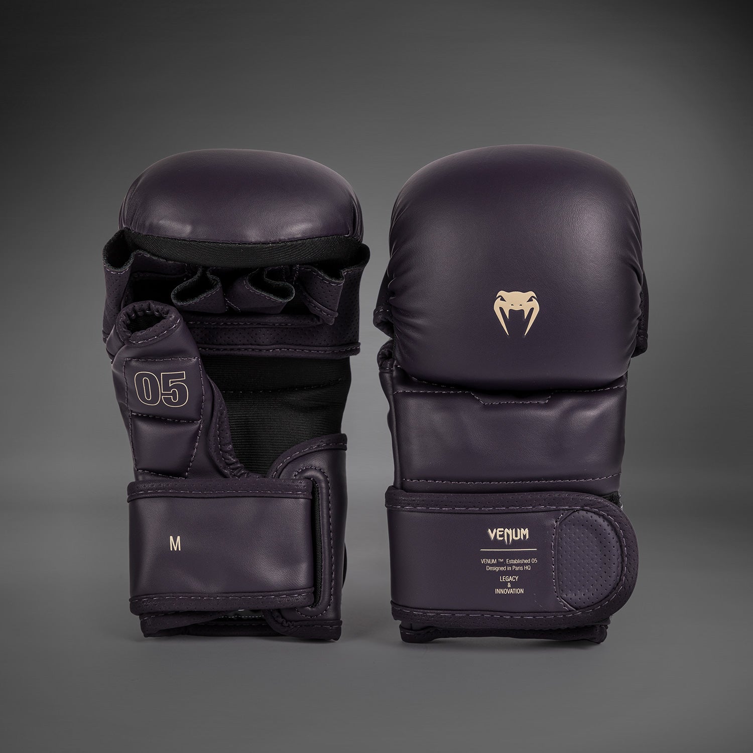 Venum Impact Evo MMA Sparring Gloves - Deep Purple - Venum Asia