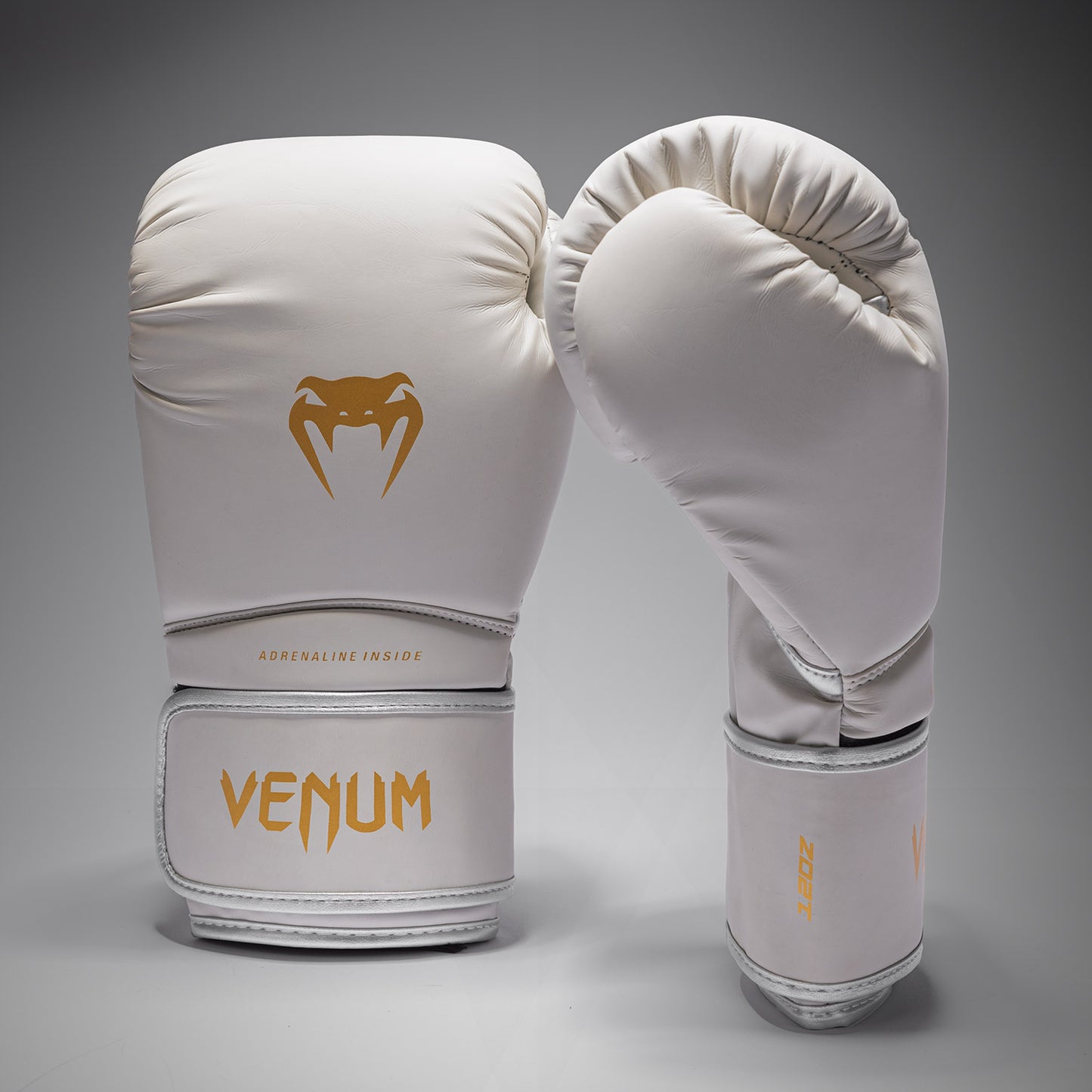 Venum Contender 1.5 Boxing Gloves - Ivory/ Gold
