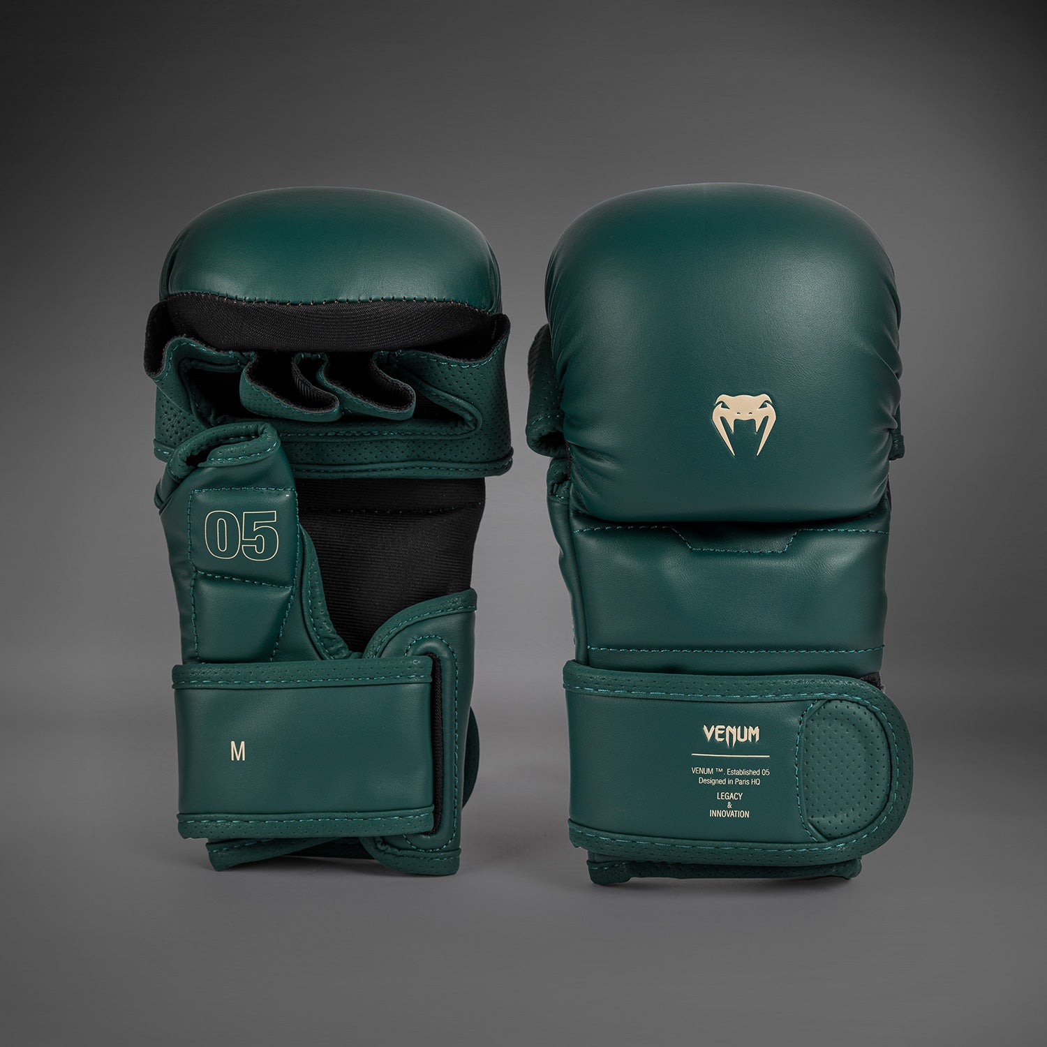 Venum Impact Evo MMA Sparring Gloves - Emerald Green - Venum Asia