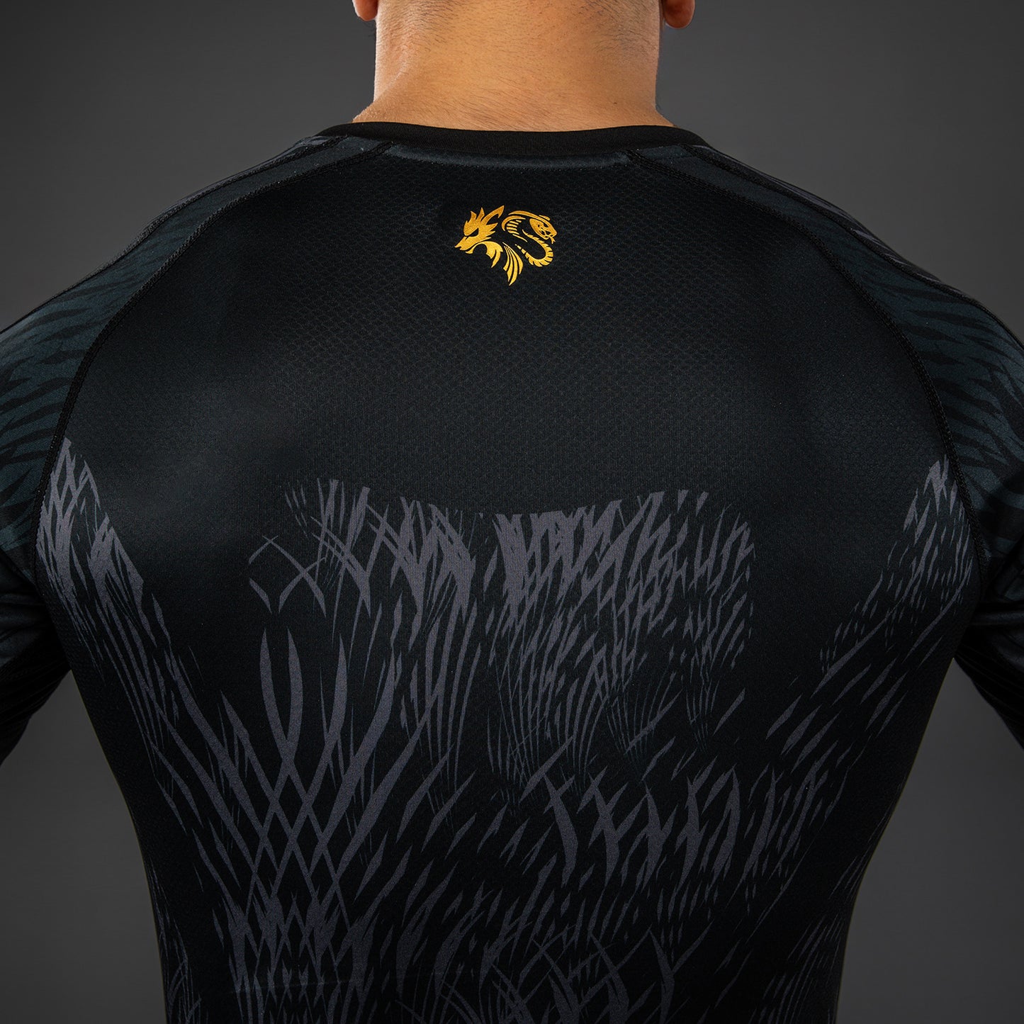 Venum x Chimaev Rashguards - Black/Grey