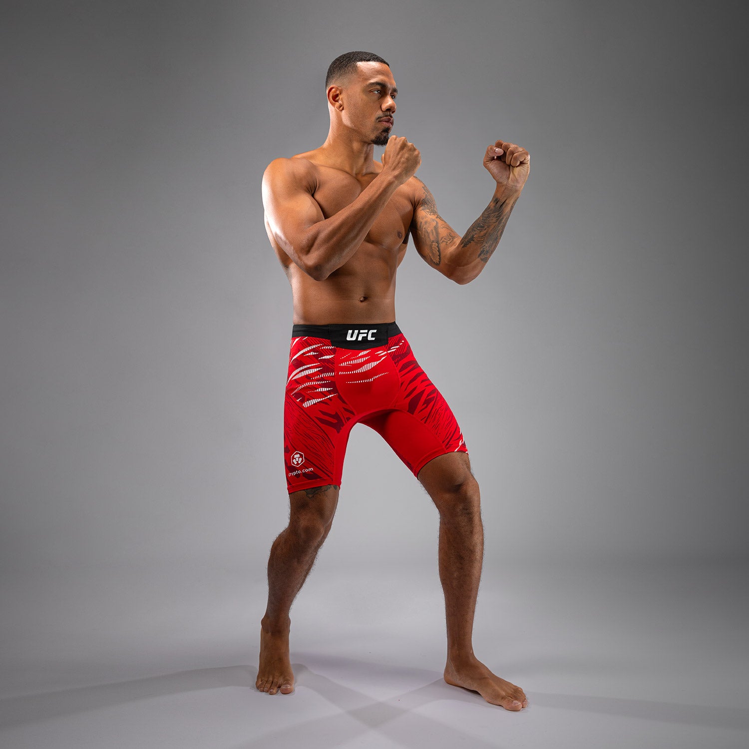 UFC ボクシングウェア レッド VENUM WOMEN／レディース ファイトショーツ UFC VENUM AUTHENTIC FIGHT