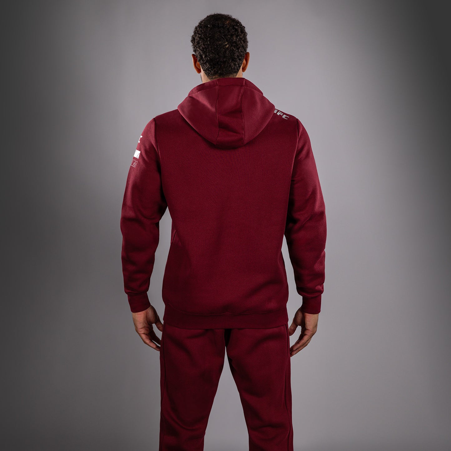 Men's UFC Zenith by Venum Burgundy Authentic Fight Week Pullover Hoodie
