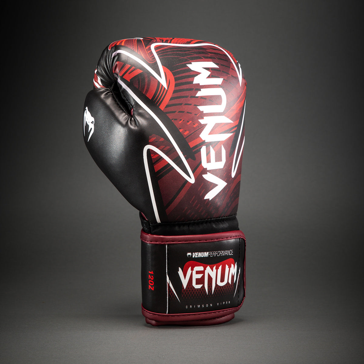 Venum Crimson Viper 2.0 Impact Boxing Gloves - Black/Red