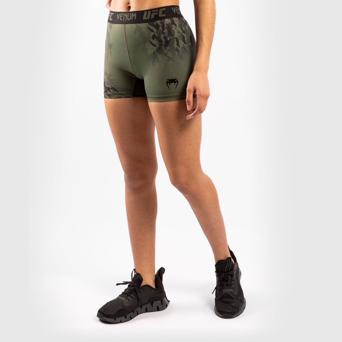 Venum UFC Authentic Fight Week Women's Performance Compression Shorts – Khaki