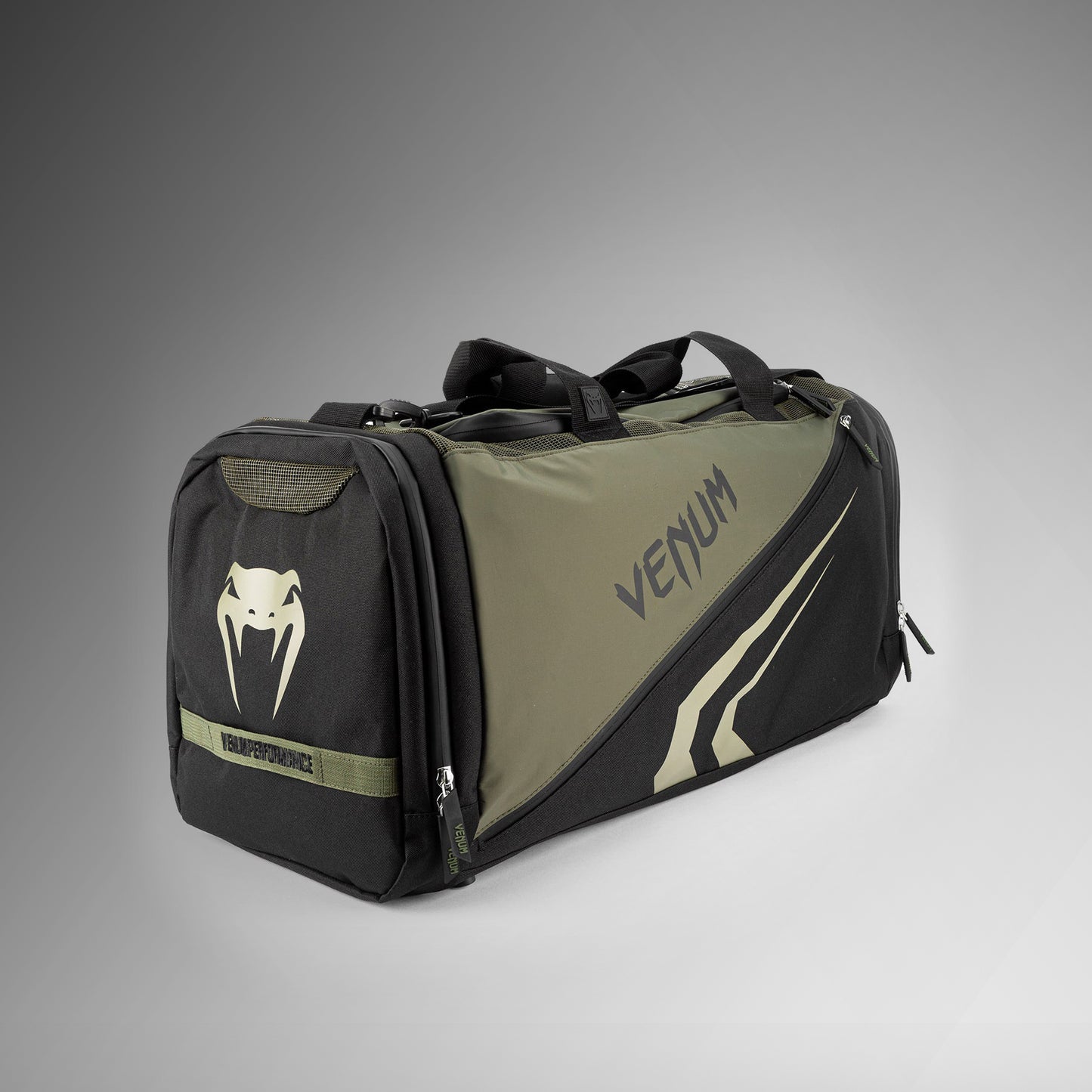Venum Trainer Lite Evo Sports Bags (48L) - Khaki/Black