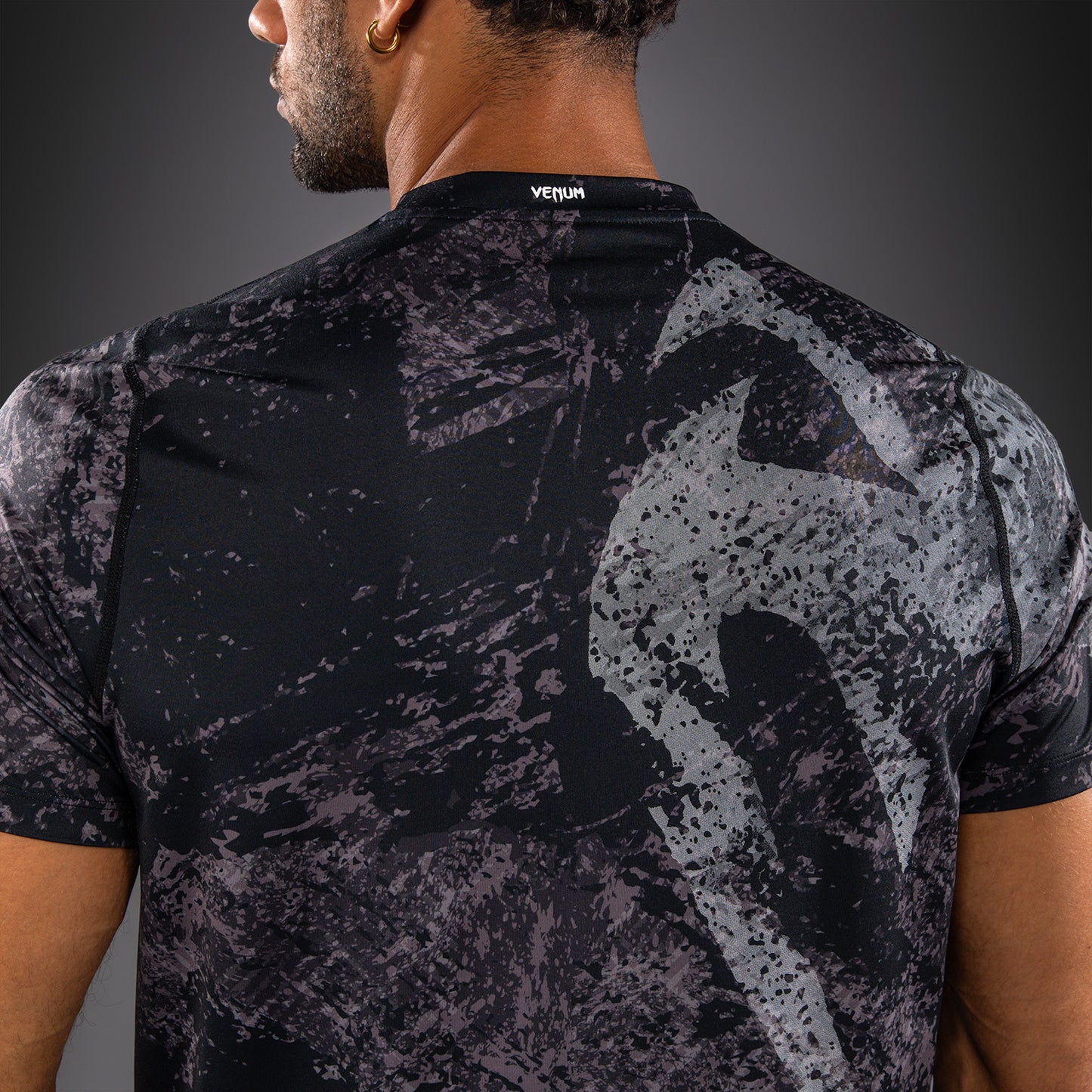 Venum Rage & Workout Dry Tech T-Shirt - Black/Grey
