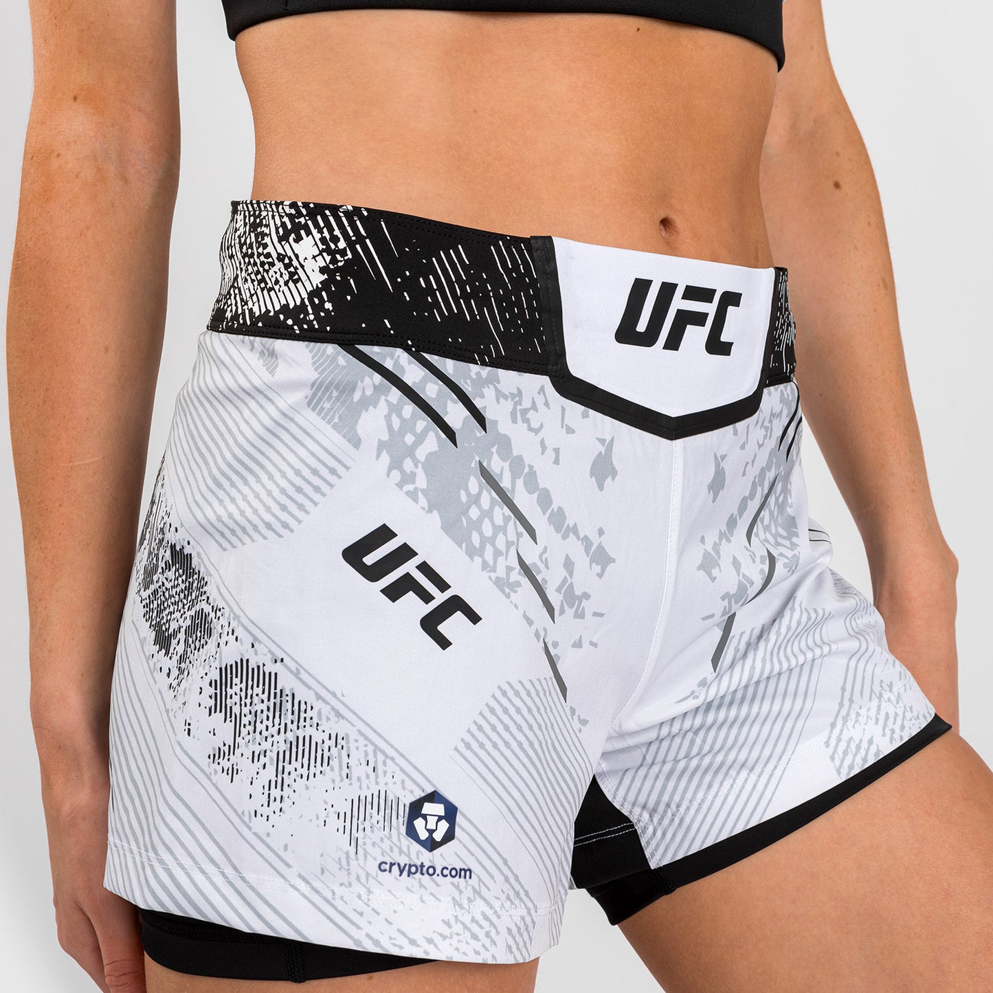 UFC Adrenaline by Venum Authentic Fight Night Women’s Fight Short - White
