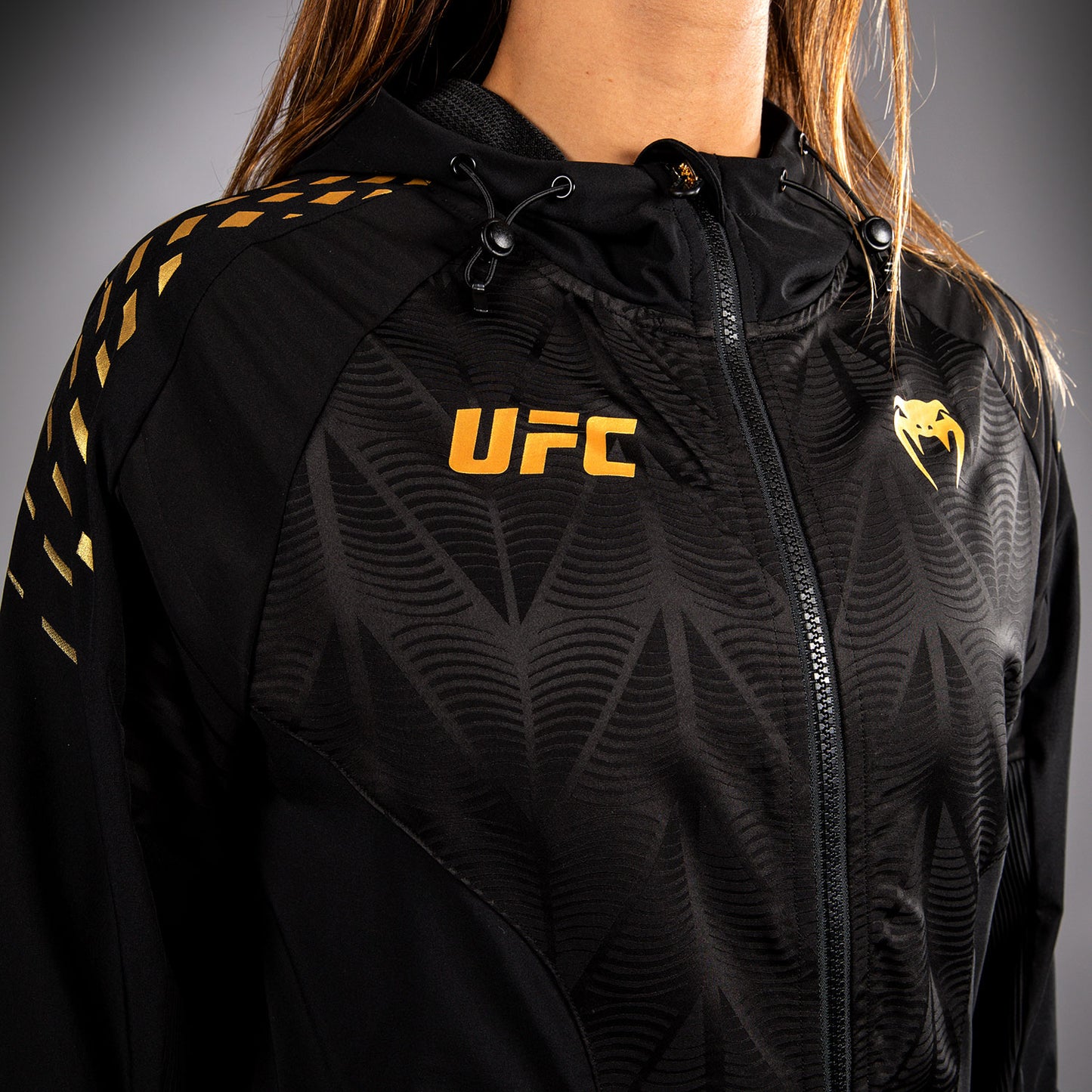 Women's UFC Zenith by Venum Champion Authentic Fight Night Walkout Hoodie