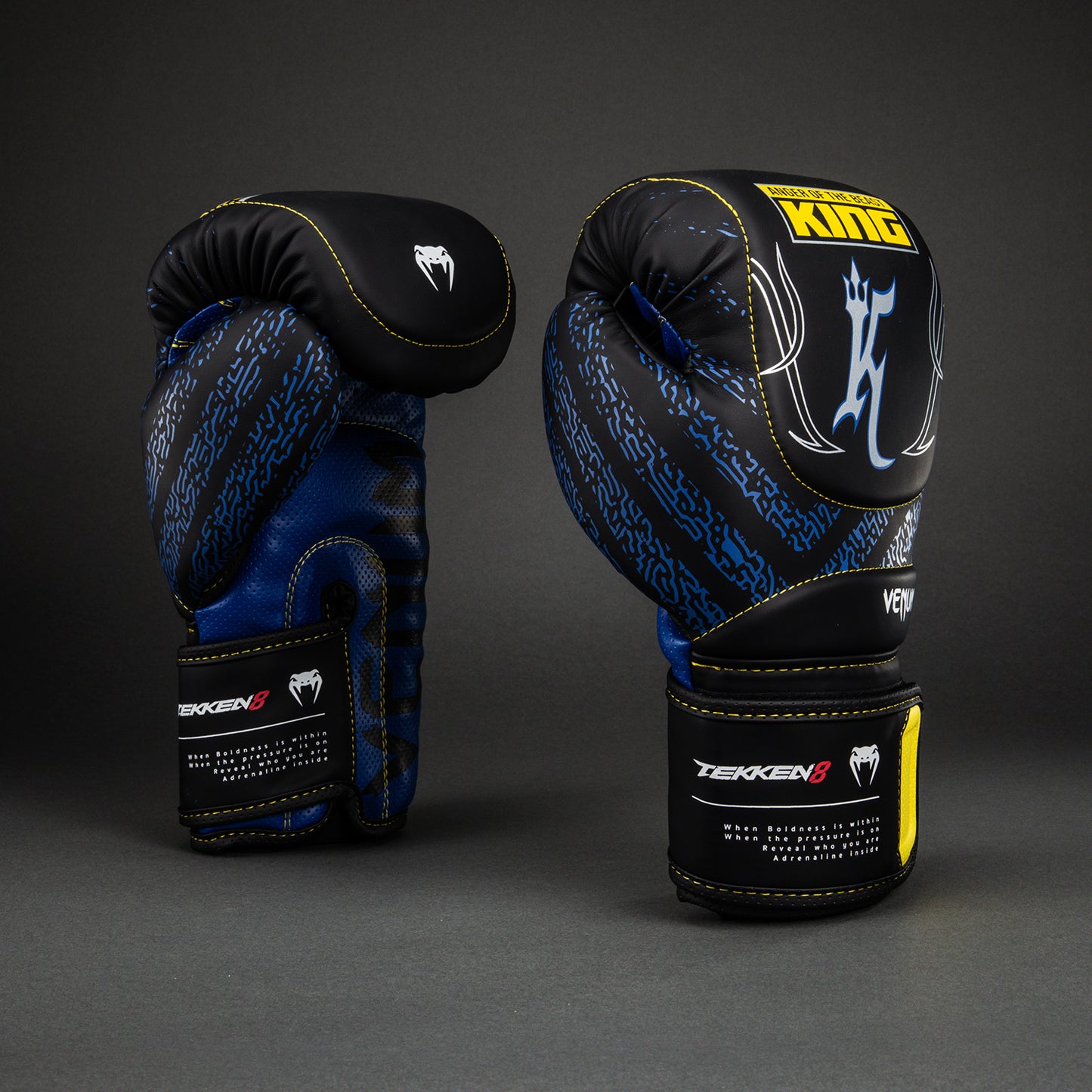 Venum x TEKKEN 8 Boxing Gloves - King - Black/Yellow