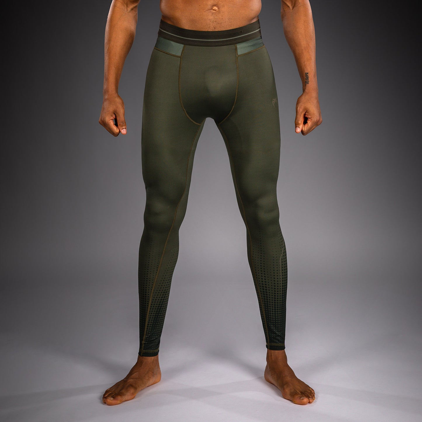 Venum Stealth Spats - Khaki/Dark Green
