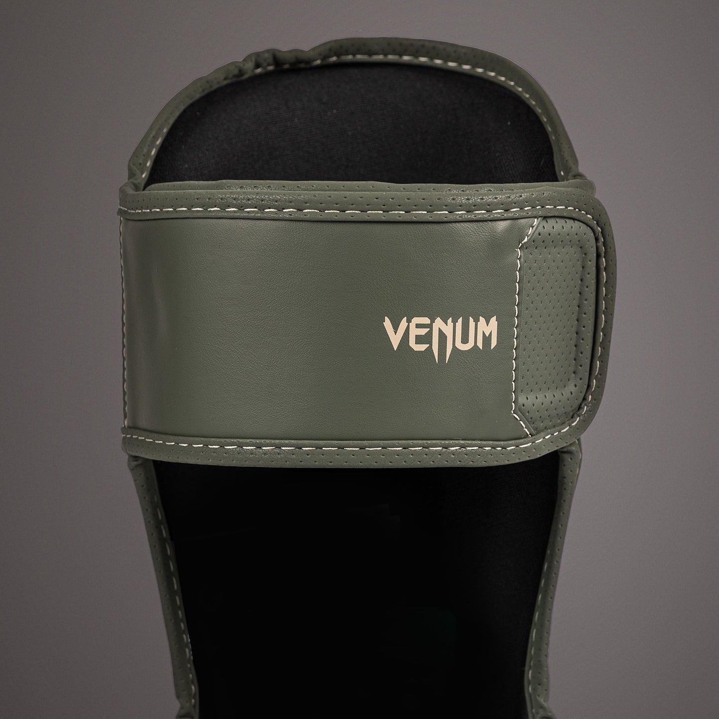 Venum Impact Evo Shin Guards - Military Green
