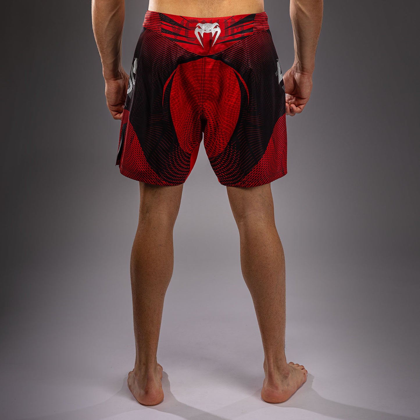Venum Galactic 3.0 Fight Shorts - Red/Silver