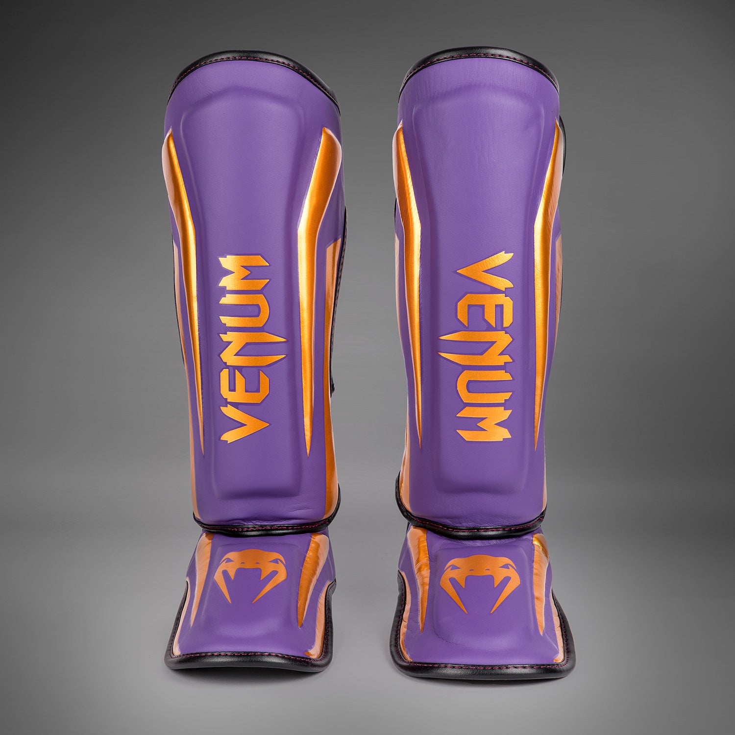 Venum Elite Shin Guards - Dark Purple - Special Edition - Venum Asia