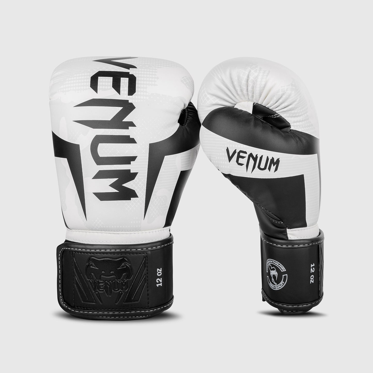 Venum Elite Boxing Gloves - White/Camo