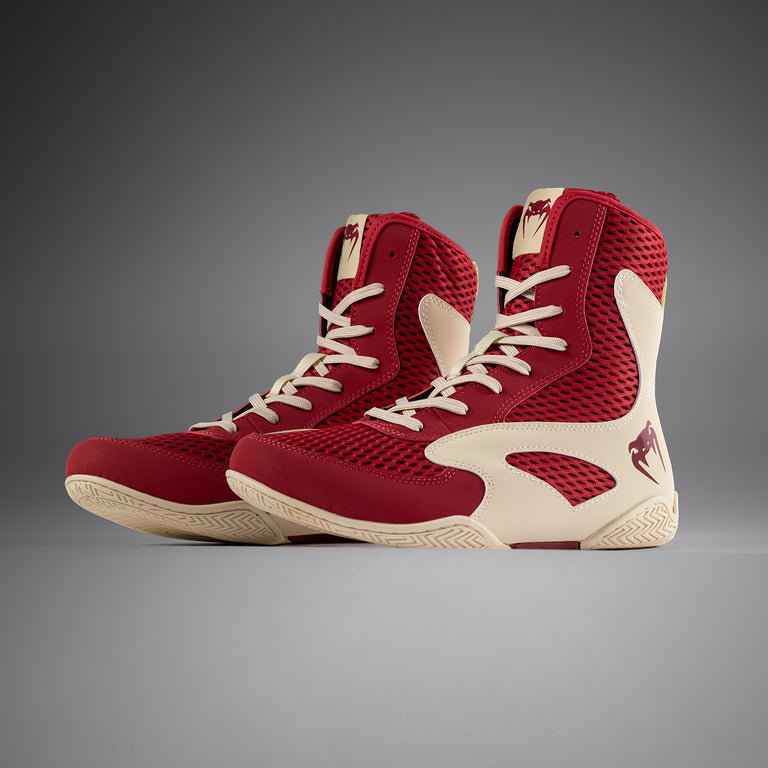 Venum Contender Boxing Shoes - White/Grey - Venum Asia