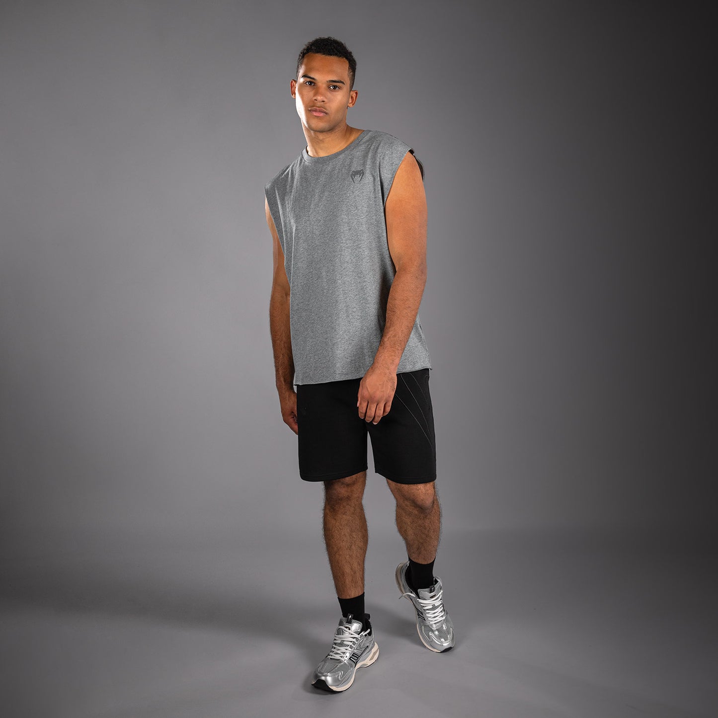 Venum Divide Sleeveless T-Shirt - Heather Grey