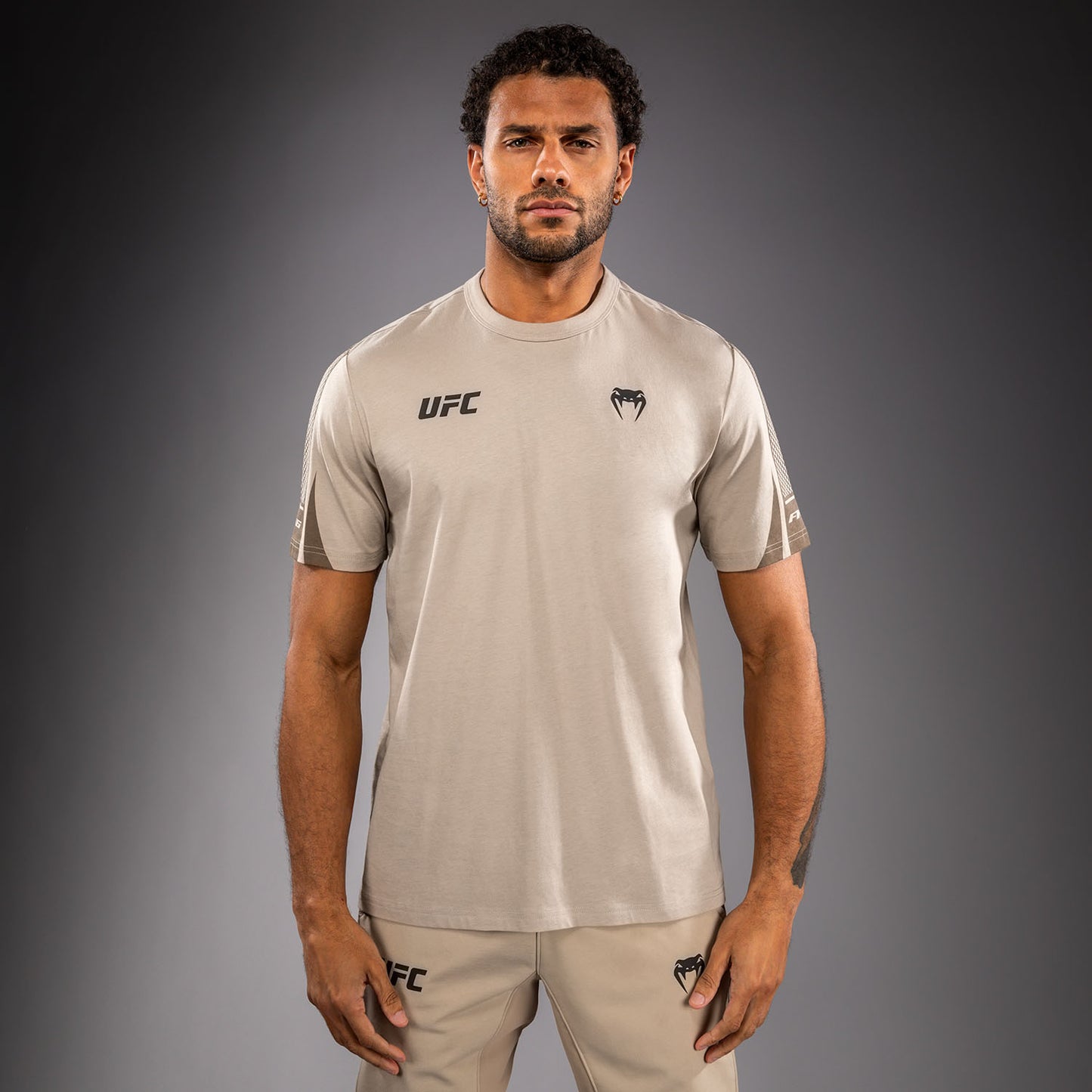Venum UFC Unity by Venum Authentic Fight Week Men's Short Sleeve T-Shirt - Sand