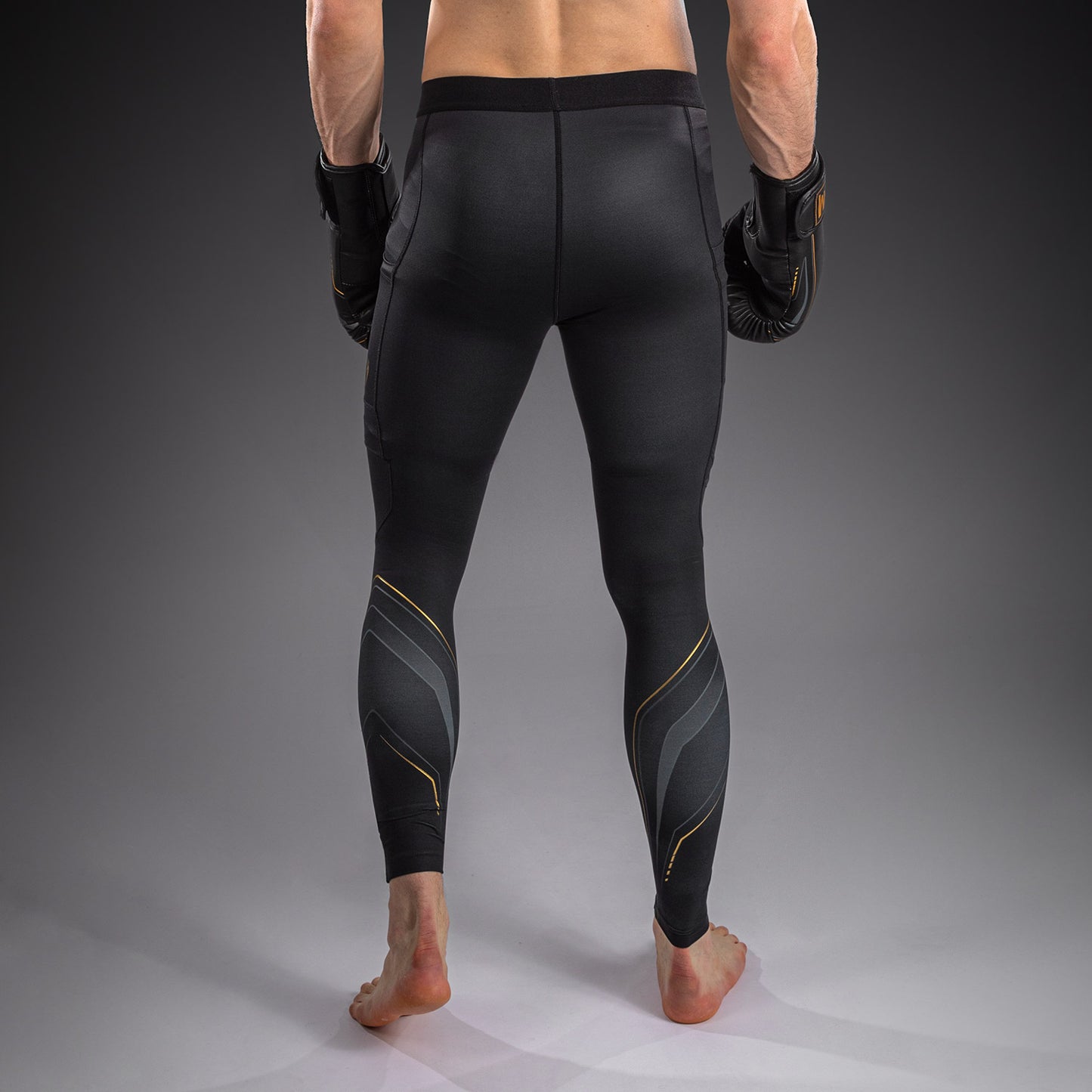 Venum Streamline Spats - Black/Gold