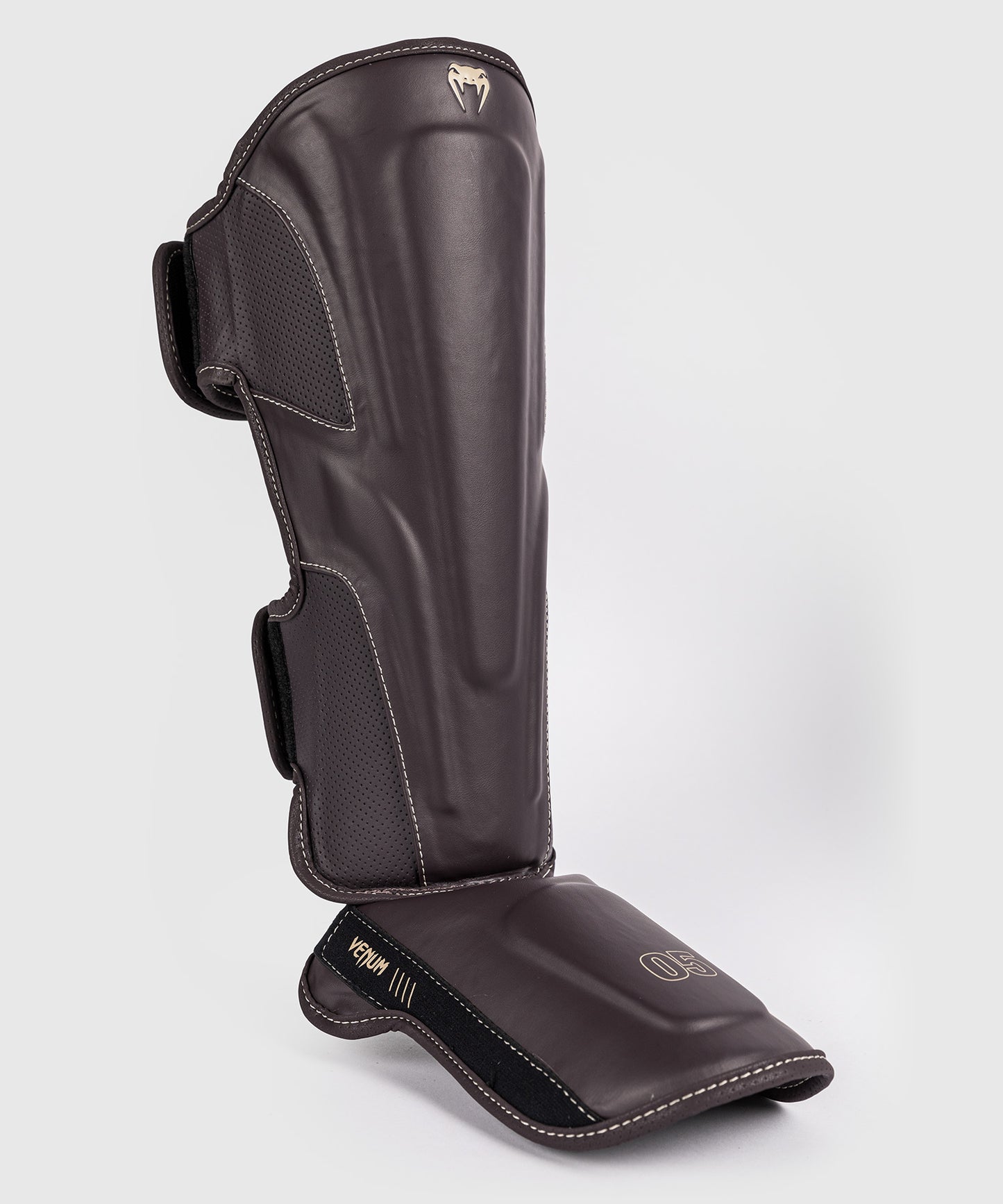 Venum Impact Evo Shin Guards - Chocolate
