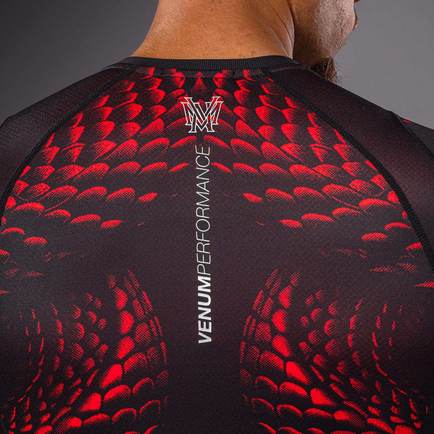 Venum Matupa Short Sleeve Rashguard - Black/Red/Silver