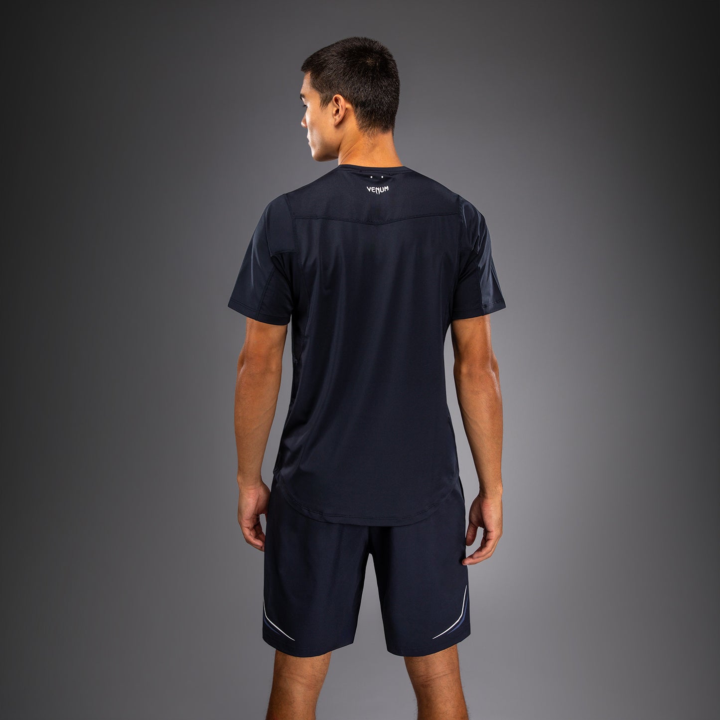Venum G-Core Dry Tech T-Shirt - Navy Blue/White