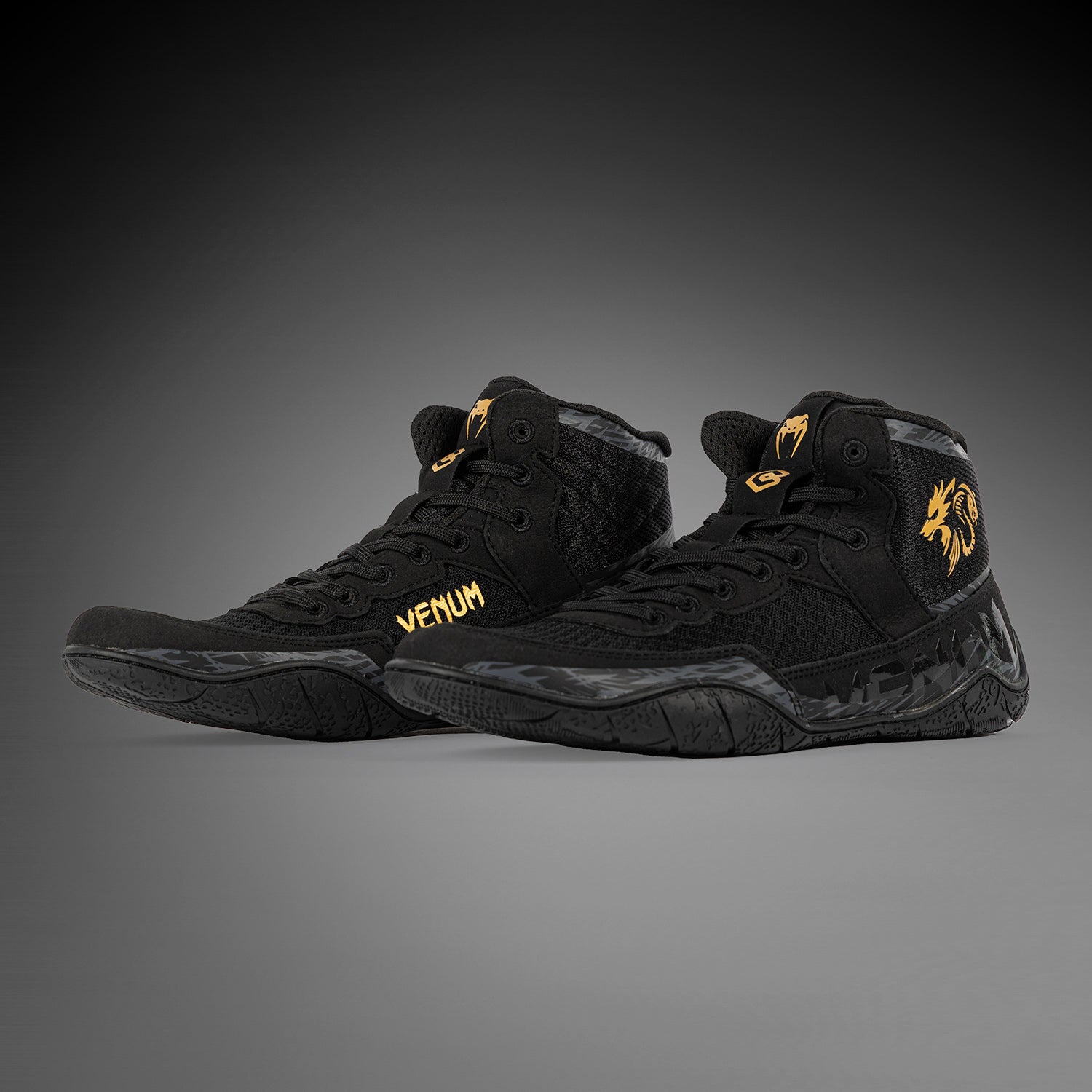 VENUM レスリングシューズ Venum x Chimaev Wrestling Shoes - Black/Grey - Venum Asia