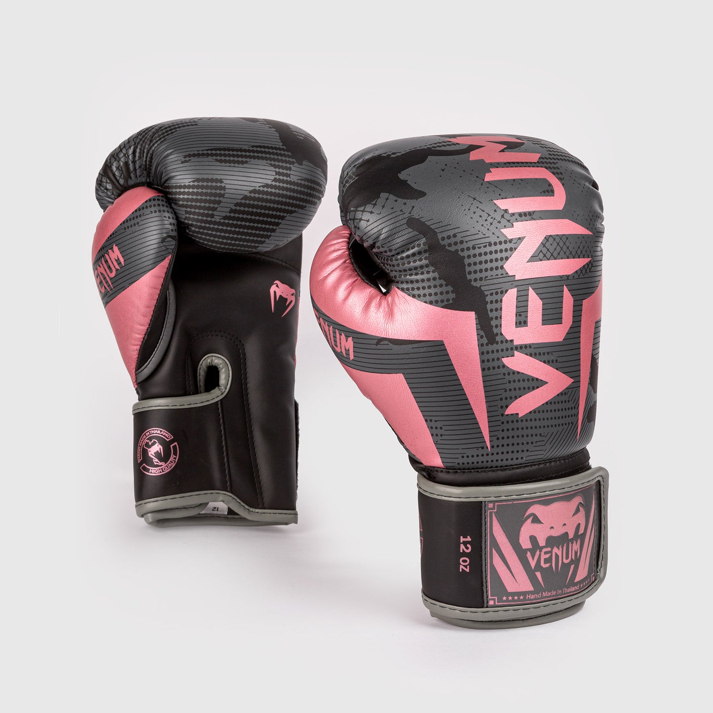 Venum Elite Boxing Gloves – Camo/Pink