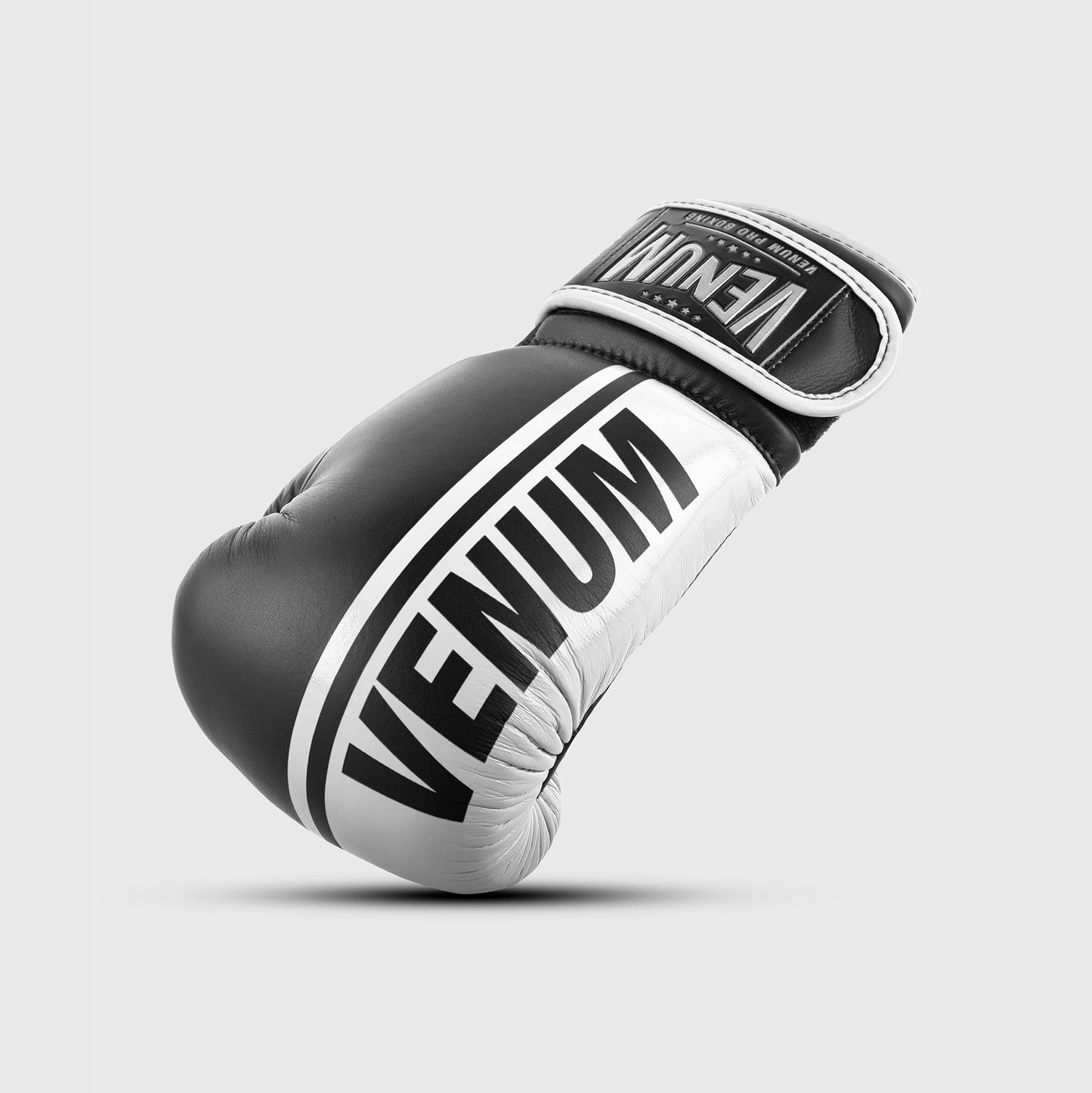 Venum Shield Pro Boxing Gloves with Velcro - Black/White