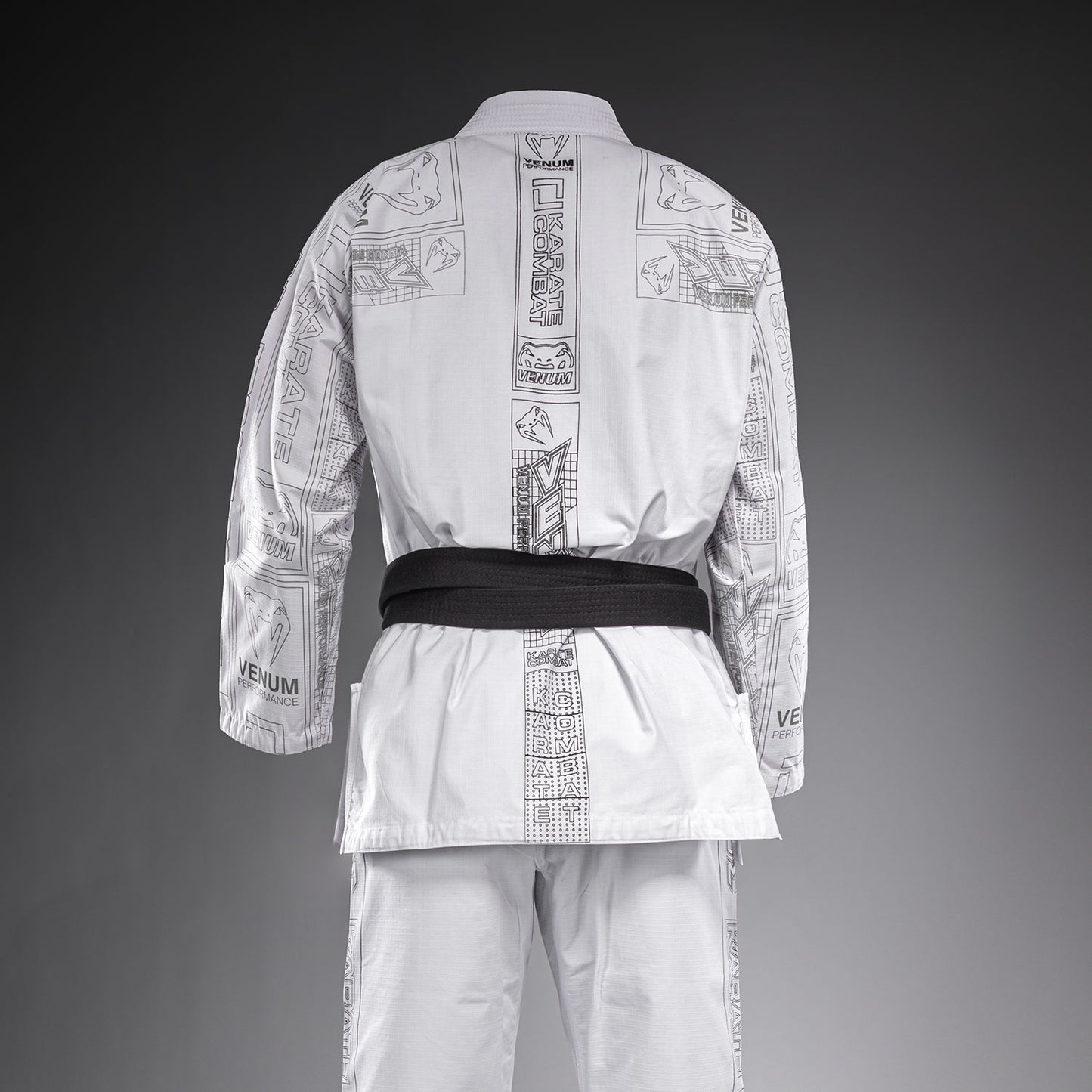 Karate Combat by Venum BJJ Gi - White/Grey