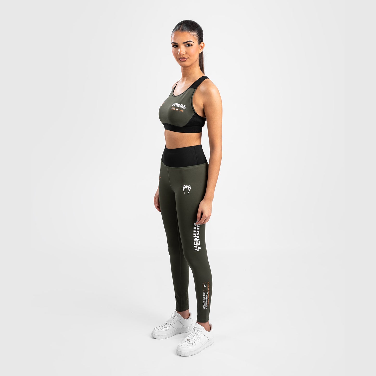 UFC Adrenaline by Venum Fight Week  Women’s Performance Tight - Khaki/Bronze