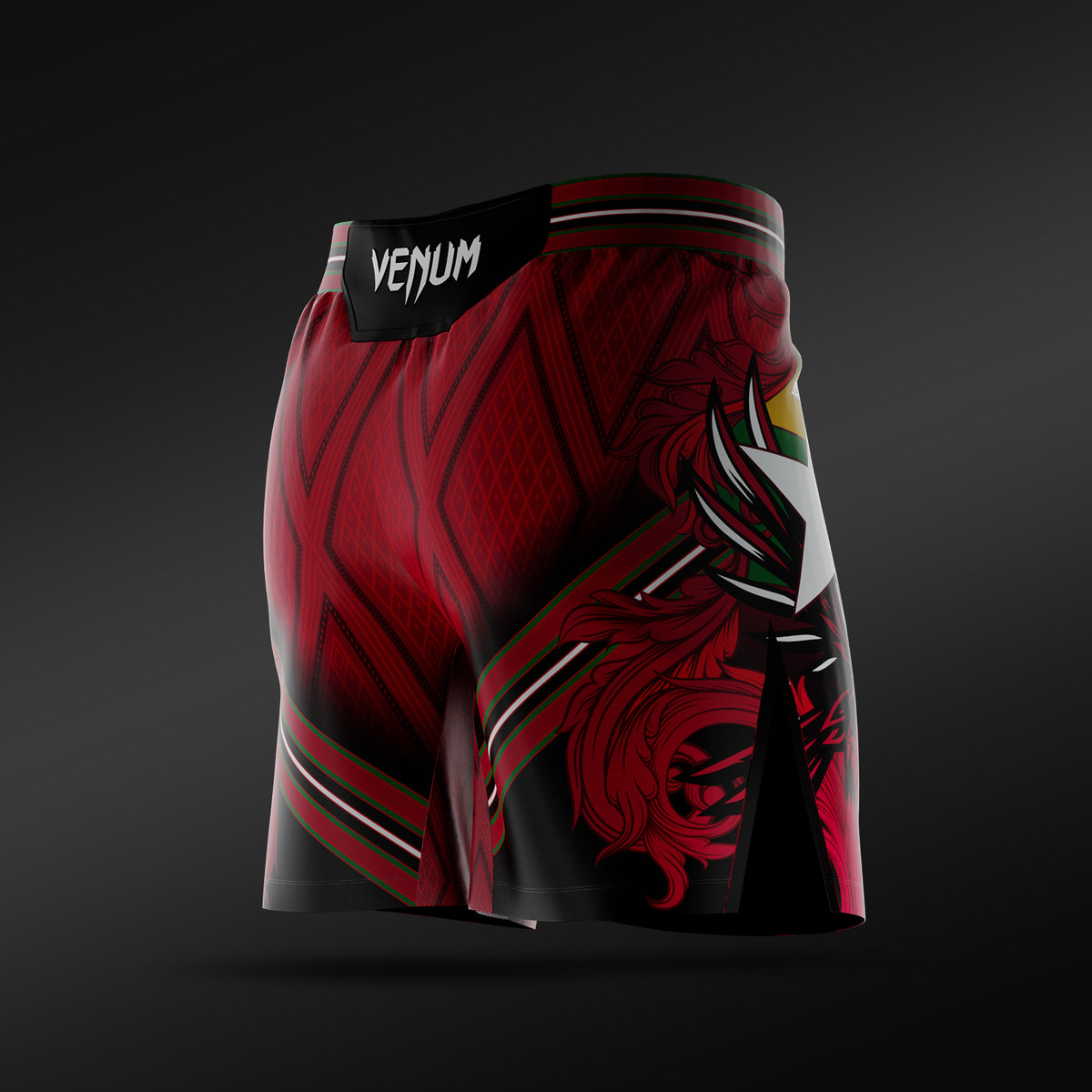 Men’s UFC Adrenaline Unrivaled by Venum Red Josh Van Short Fit Fight Short