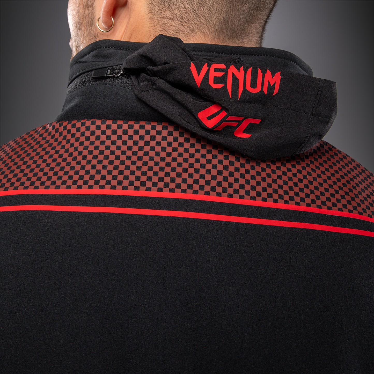 Venum UFC Unity by Venum Authentic Fight Week Men's Zip Hoodie - Black