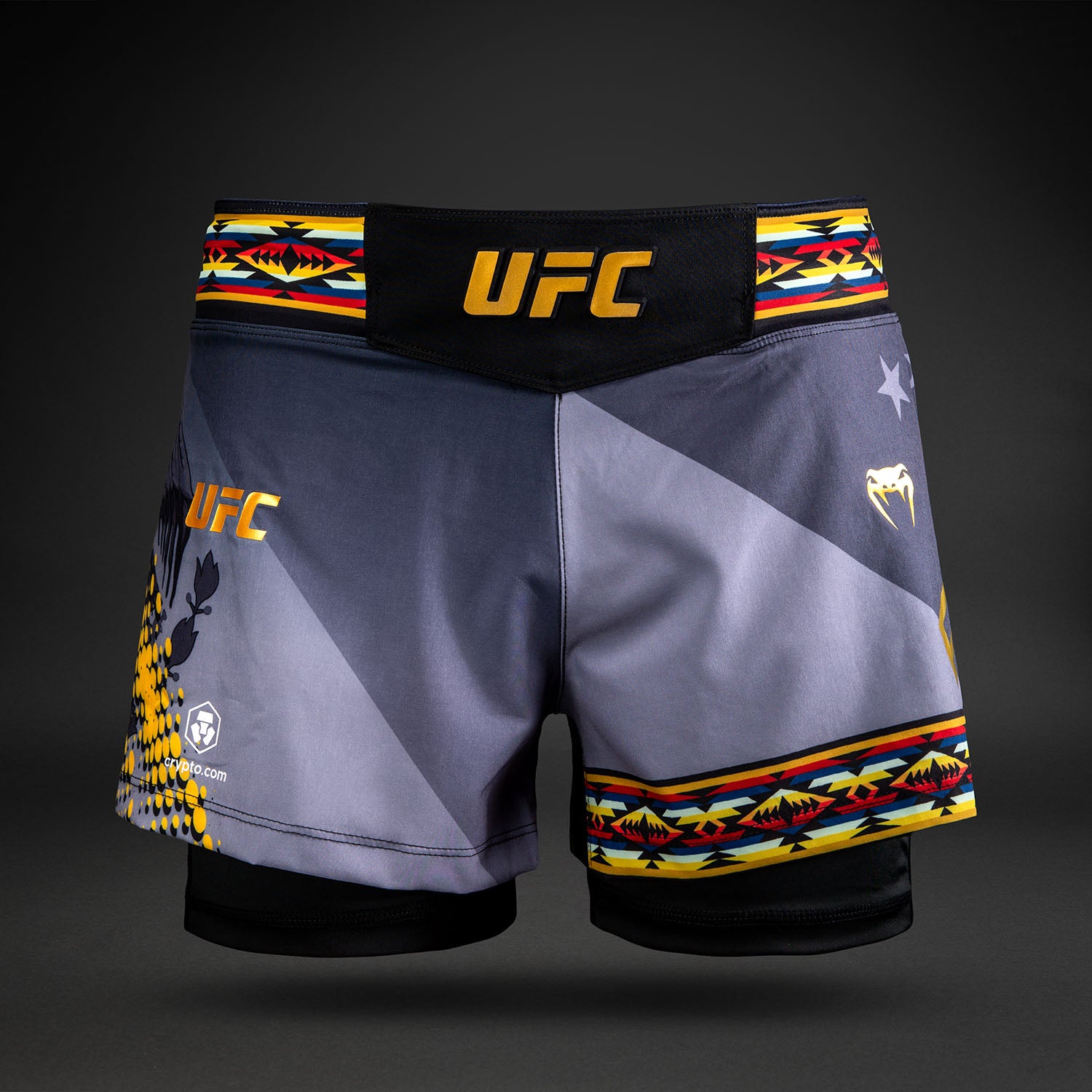 Women's UFC Unrivaled by Venum Black Julianna Peña Short Fit Fight