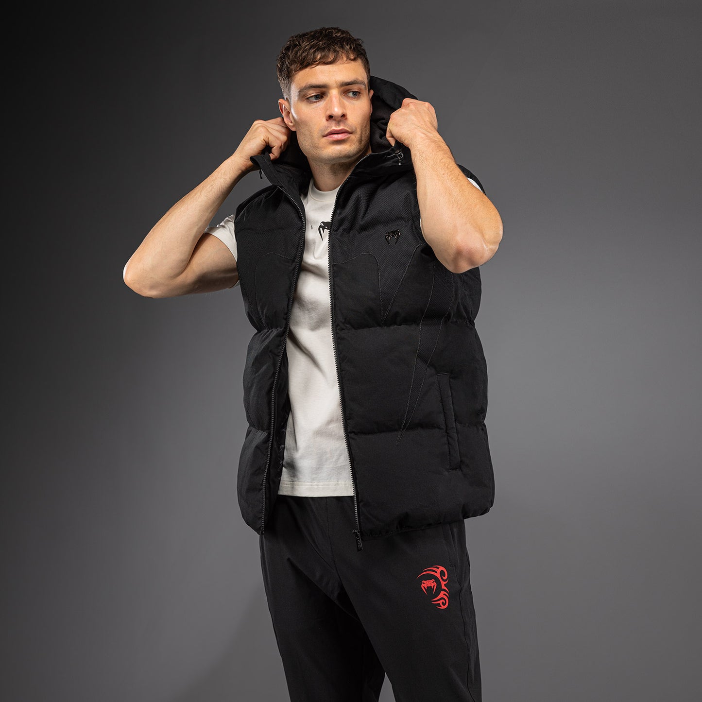 Venum Attack Urban Gi Down Vest - Black