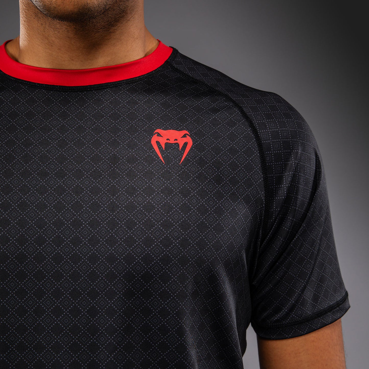 Venum x Roger Gracie Signature Dry Tech T-Shirt - Black/Red