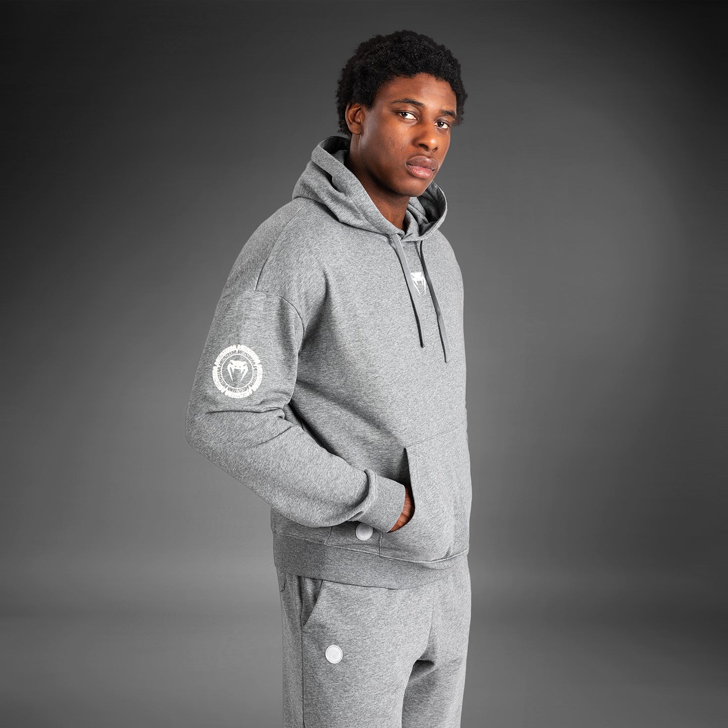 Venum Vortex XL Lite Men's Hoodie - Light Heather Grey