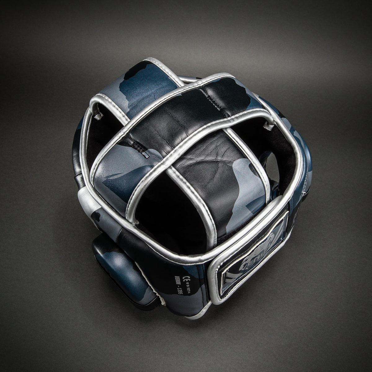 Venum Elite Camo Headgear - Dark Navy/Blue